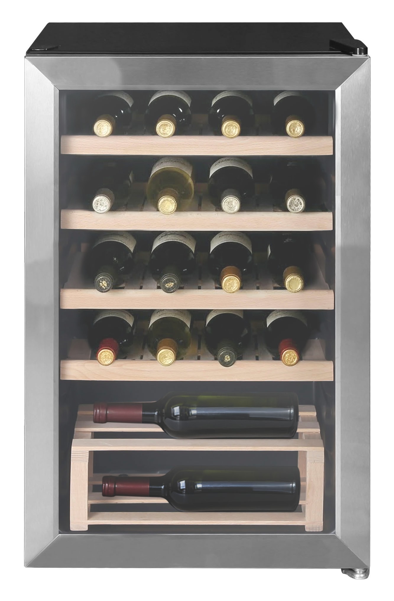 Hanseatic Weinkühlschrank "HWC20FCBH-2," für 20 Stk. Standardflaschen á 075 günstig online kaufen