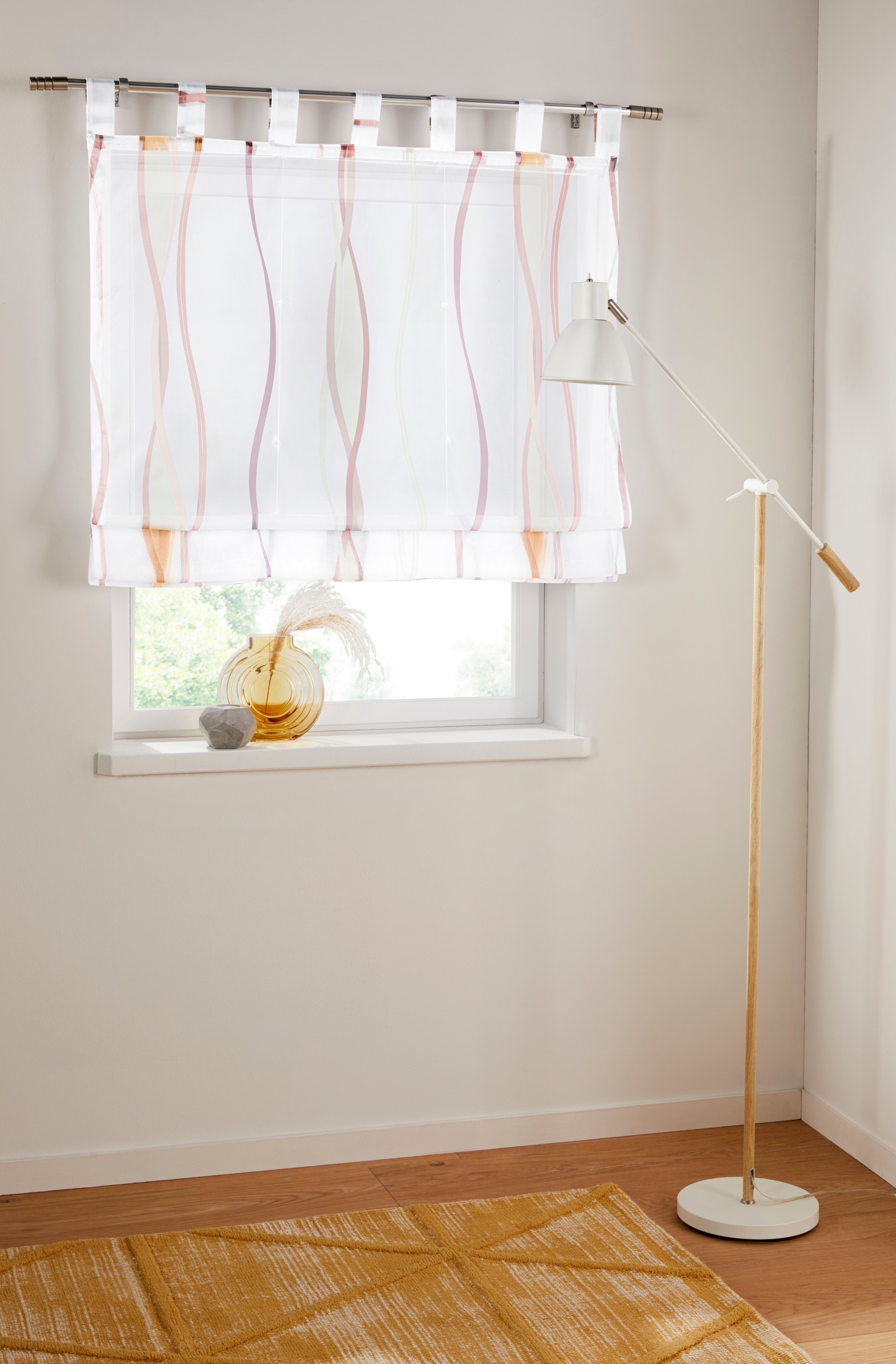 OTTO home Raffrollo "Dimona" mit Schlaufen Transparent, Voile, Polyester günstig online kaufen