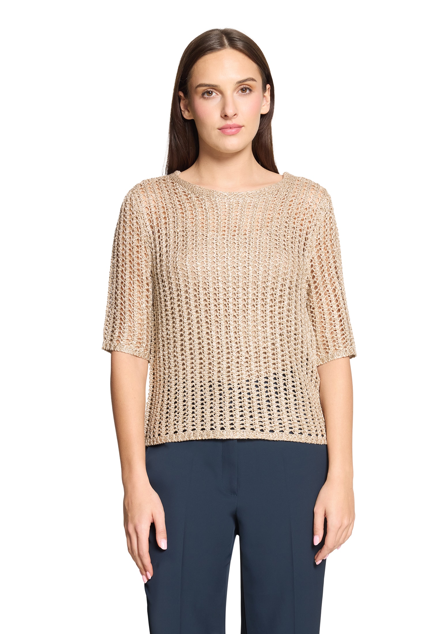 Betty Barclay Kurzarmshirt »Damen mit Lochmuster« 1 Stk.