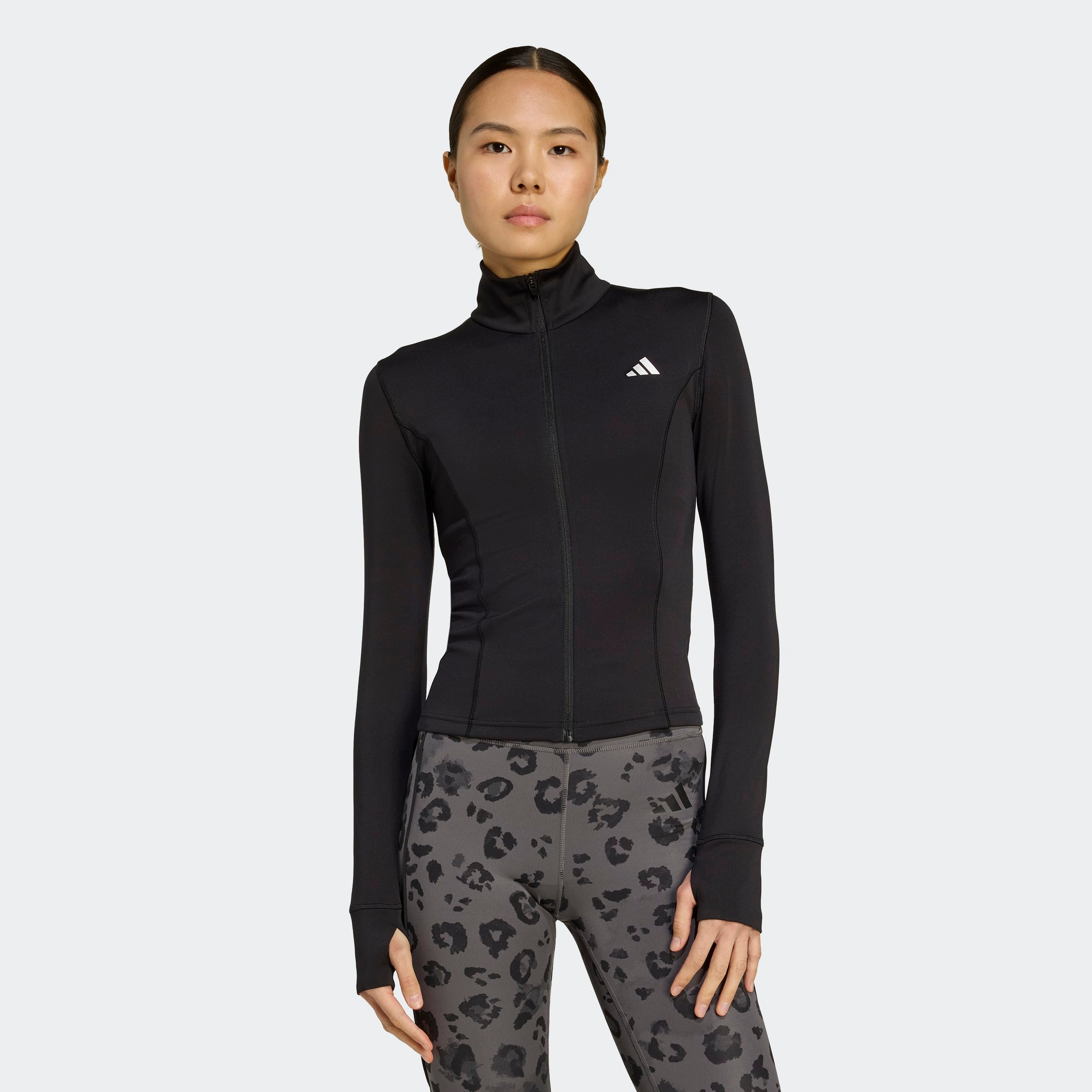 adidas Performance Rollkragenpullover "OPTIME ESSENTIALS FULL-ZIP" Image