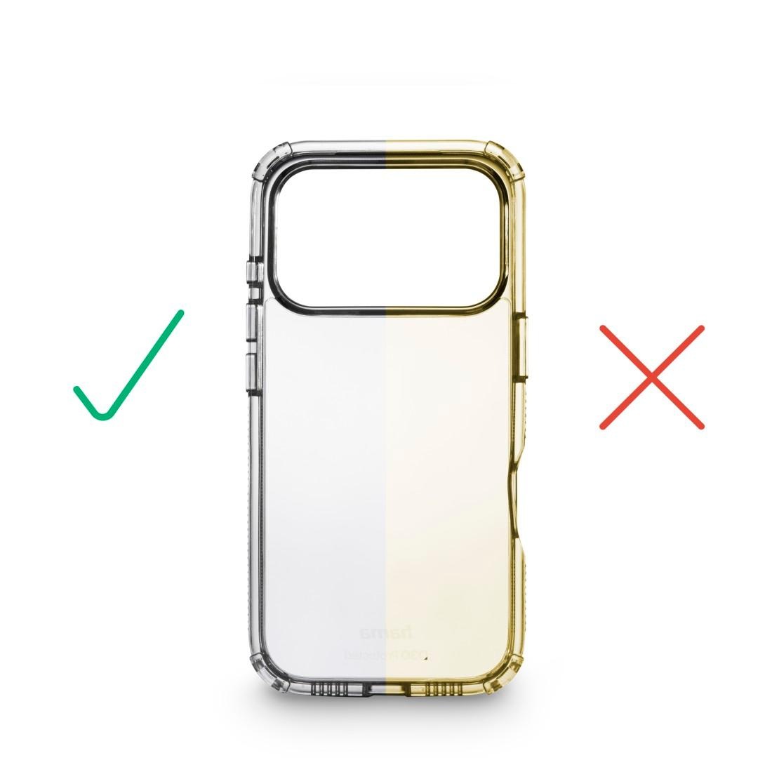 Hama Smartphone-Hülle »Handyhülle „Extreme Protect“ für iPhone 17 Pro (stoßfest, sturzsicher)« kratzfest, Anti-Vergilbung