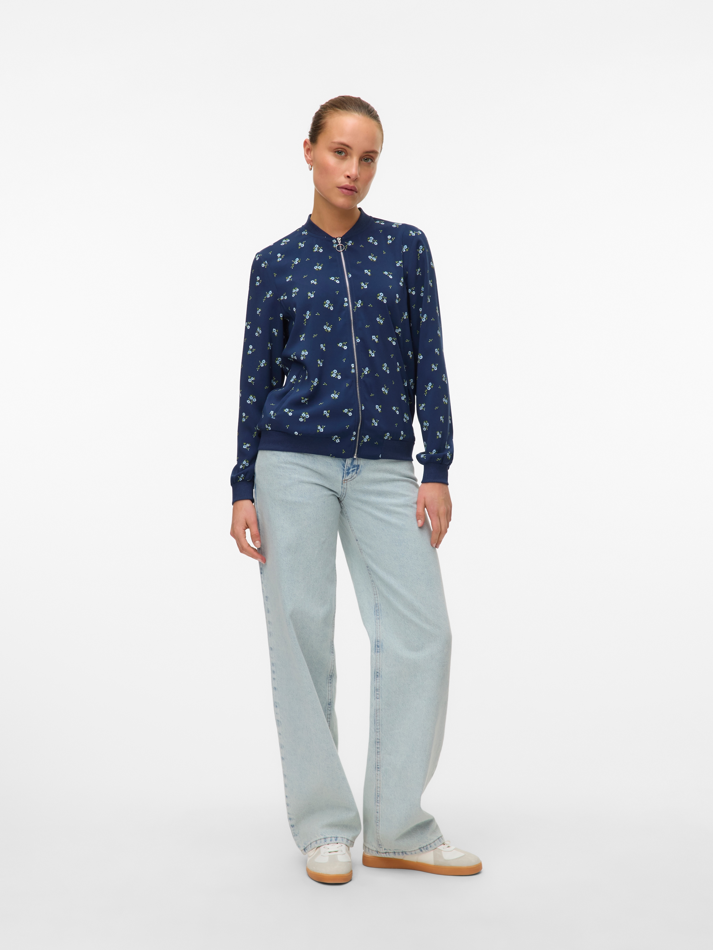 Vero Moda Blouson »VMCOCO L/S BOMBER AOP WVN NOOS«, mit Blumenprint