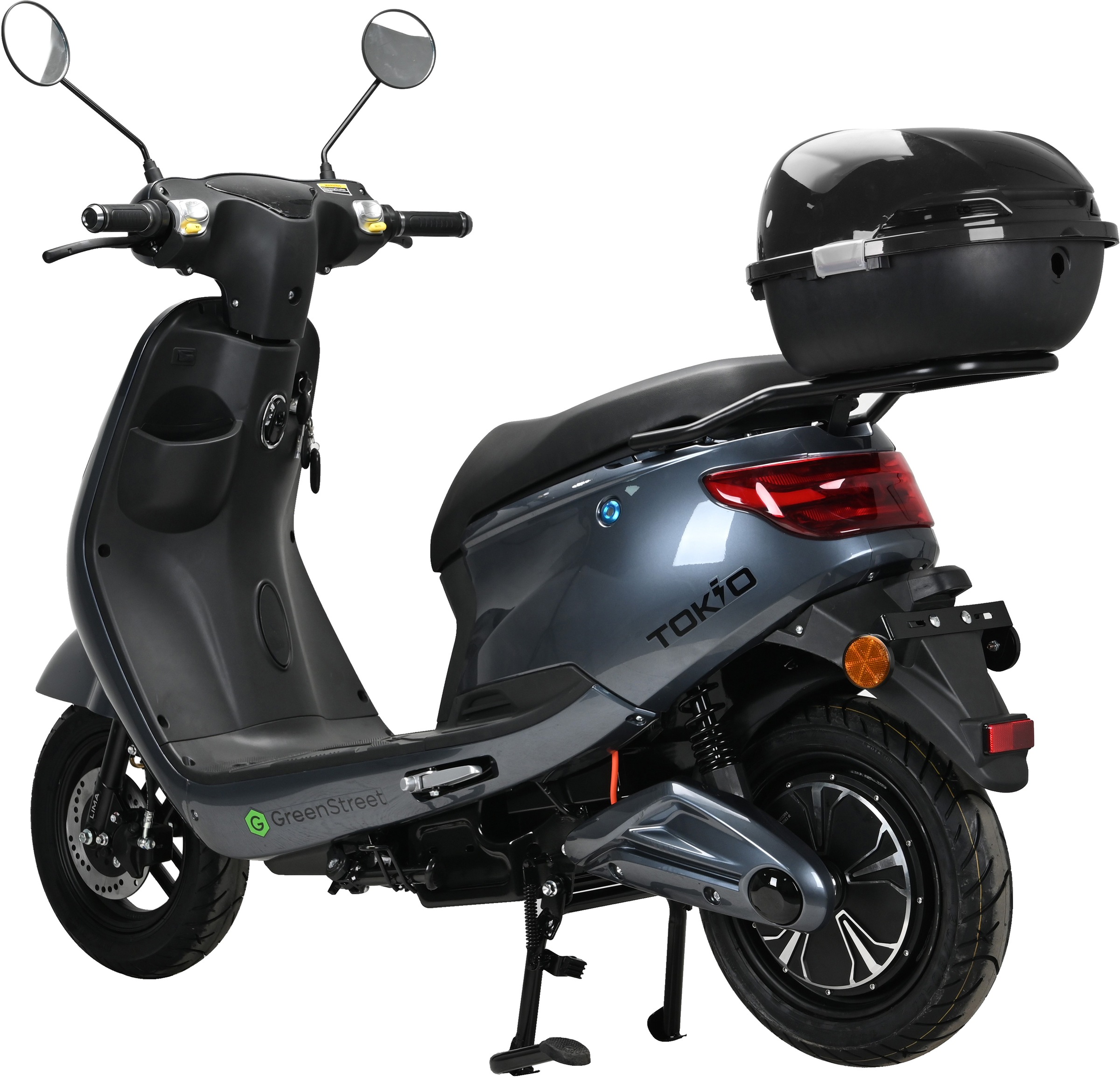 GreenStreet E-Motorroller »Tokio 1500 W + Topcase«