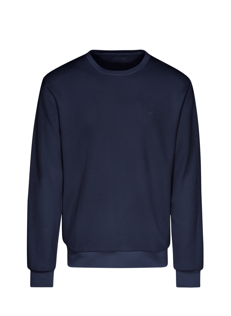 Trigema Sweatshirt »TRIGEMA Sweatshirt in Waffeloptik«