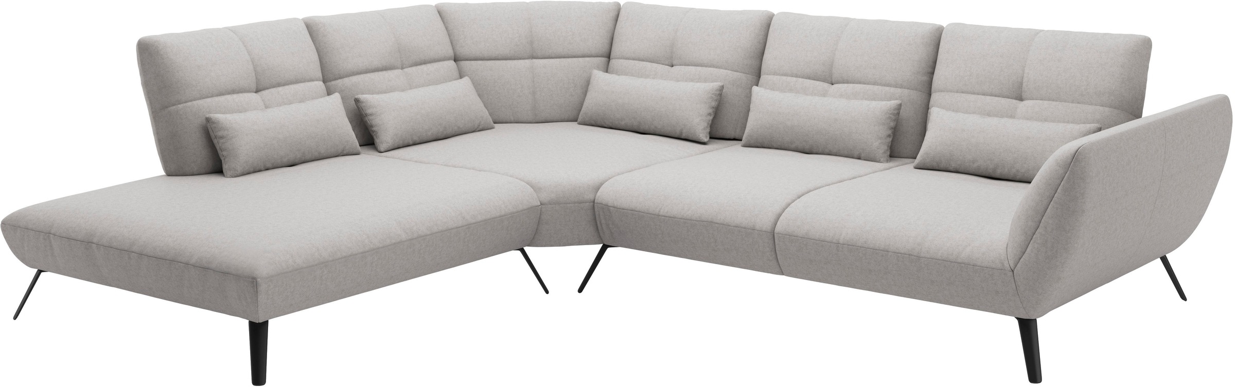 Places of Style Ecksofa »Mikado L-Form«, inkl. Sitztiefenverstellung und Armteilverstellung