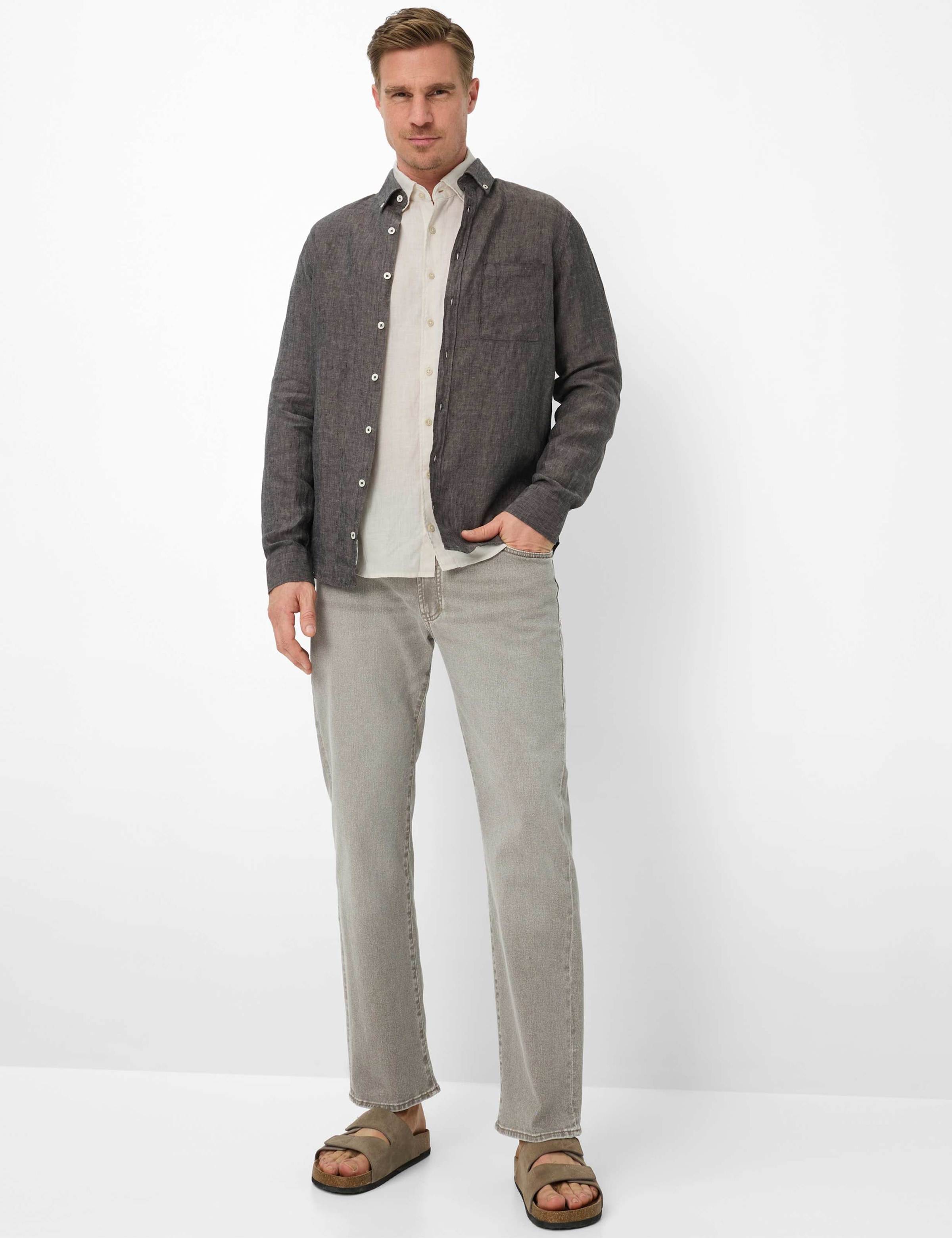 Brax Leinenhemd »Style DANIEL«