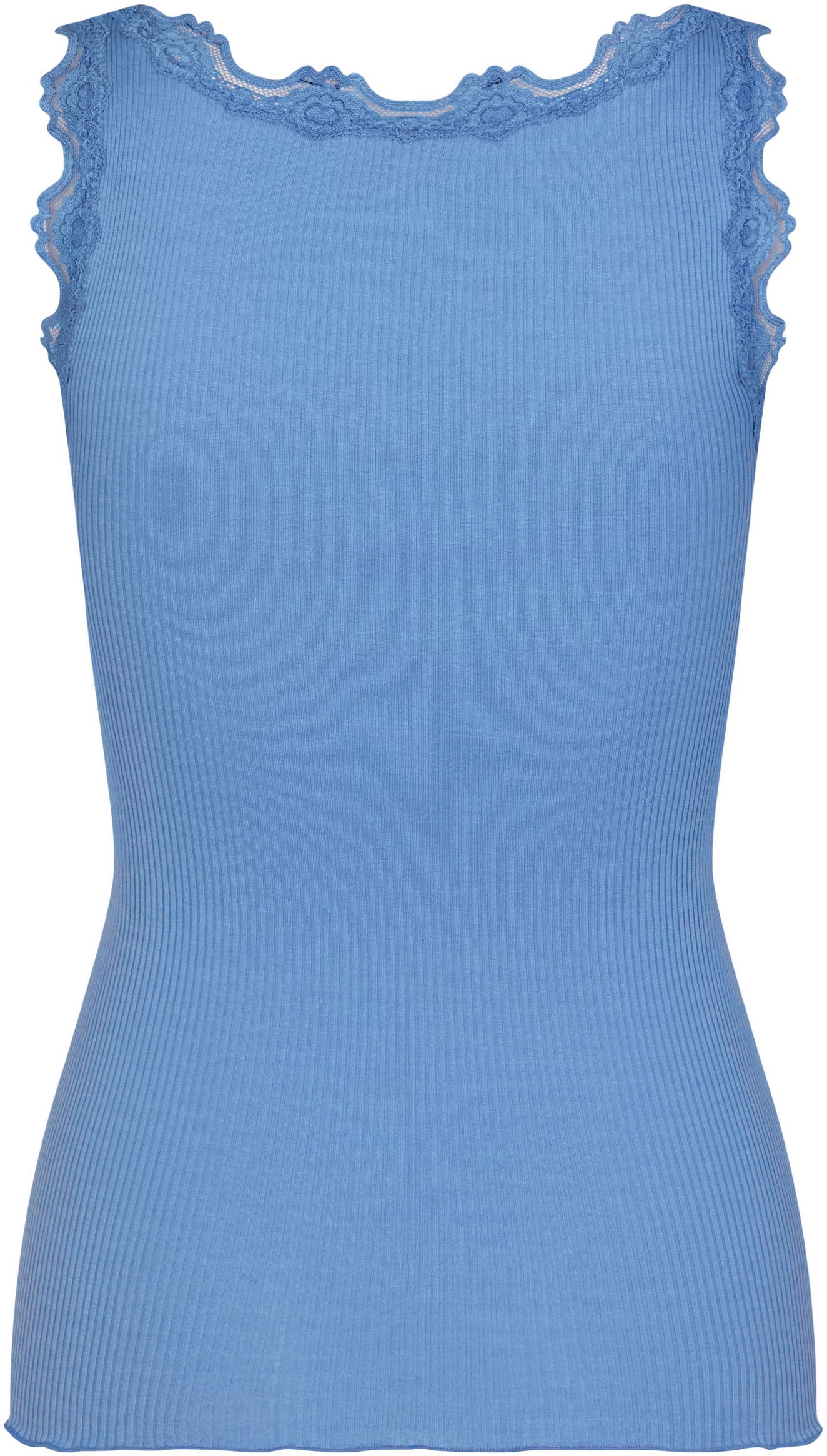 rosemunde Tanktop »Babette Silk Top«, wunderschöner Vintage-Spitzenbesatz an Ausschnitt und Trägern