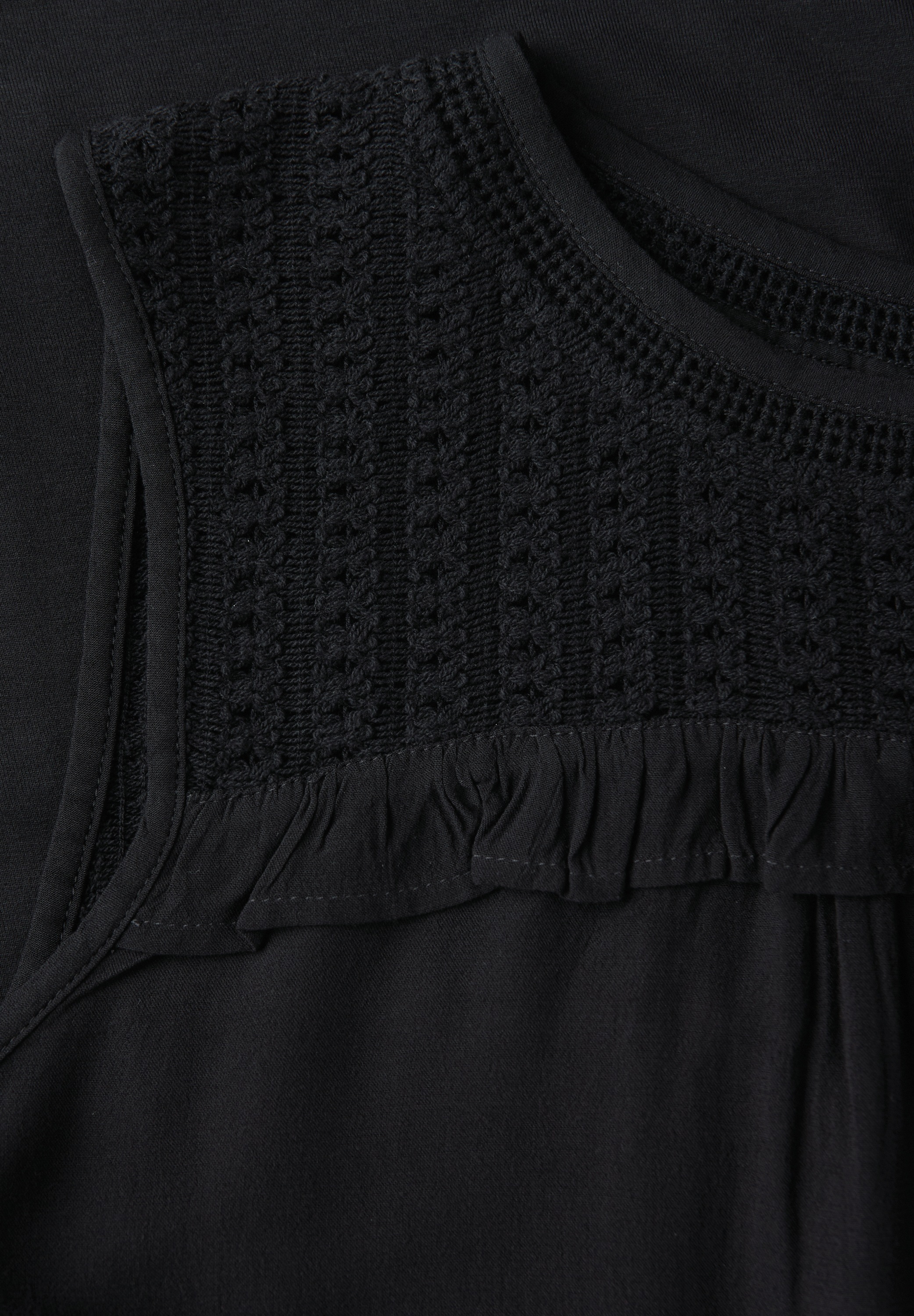 STREET ONE STUDIO T-Shirt, mit Rüschendetails