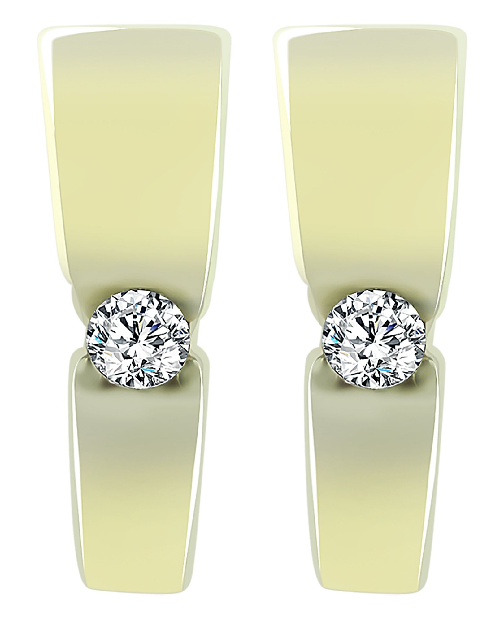 Adelia´s Klappcreolen "Damen Ohrringe – Klappcreole aus 333 Gold mit Zirkon günstig online kaufen