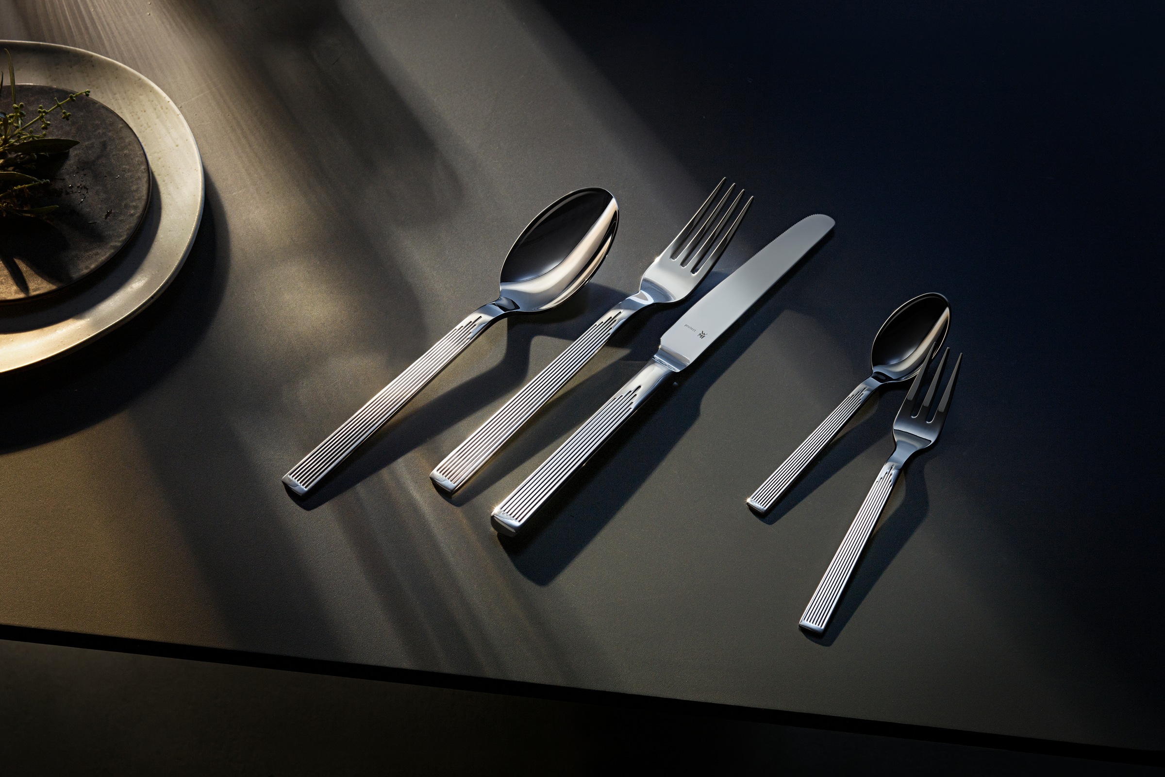 WMF Besteck-Set »Art Deco«, (Set, 66 tlg.), ergonomisch, Cromargan protect