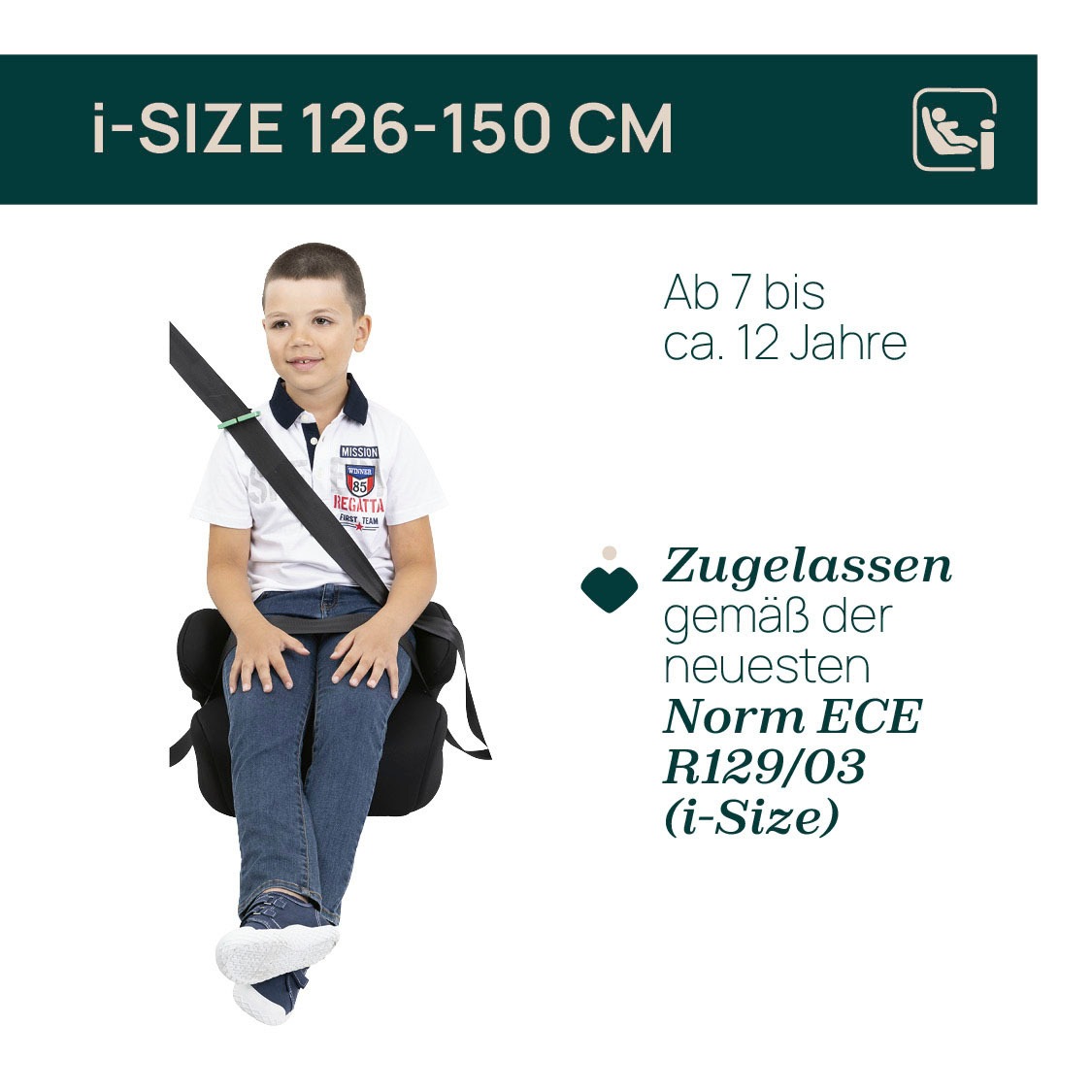 Chicco Kindersitzerhöhung »QUASAR I-SIZE« 126-150 cm