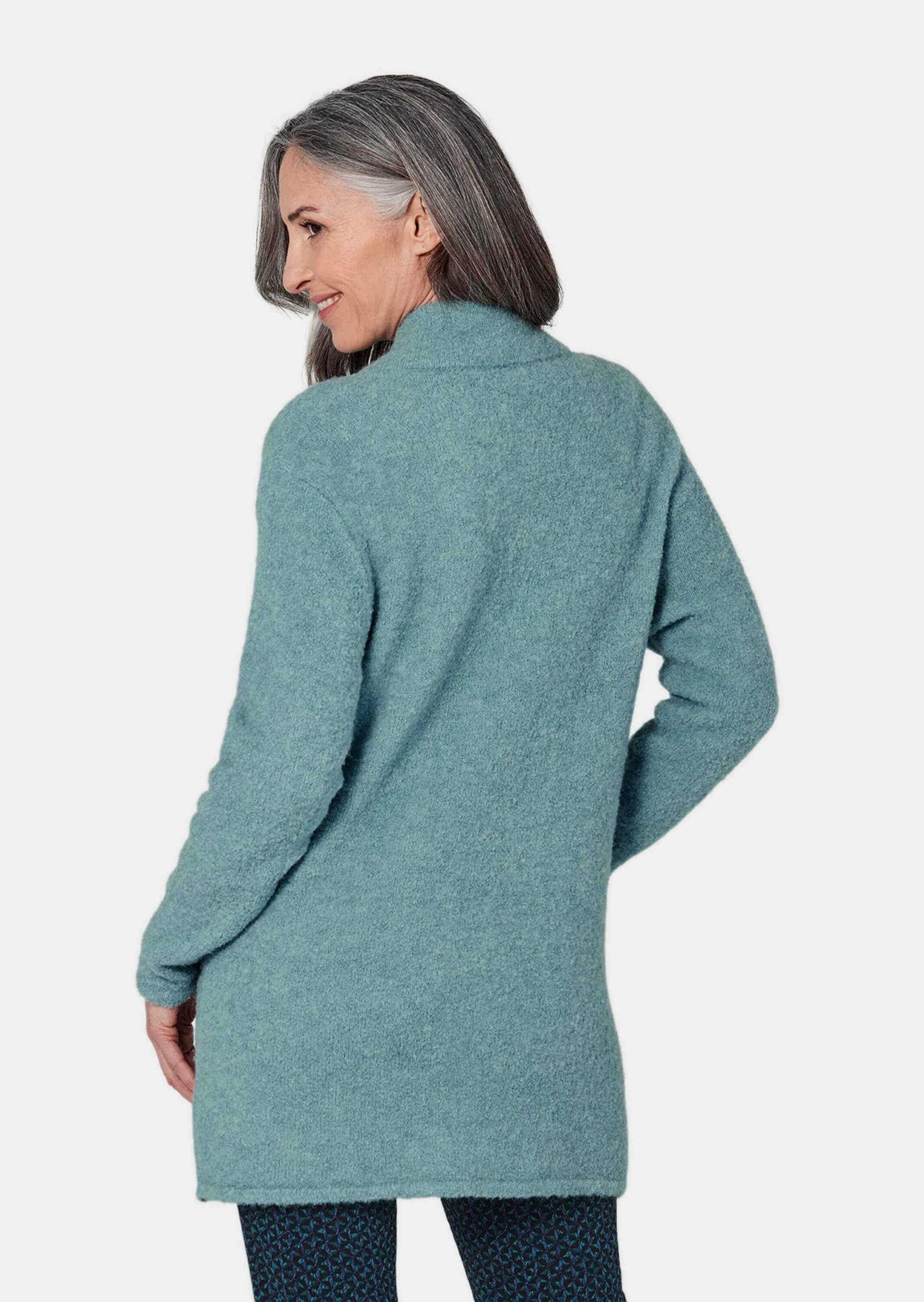GOLDNER Strickjacke »Strickmantel Boucle Strickmantel«