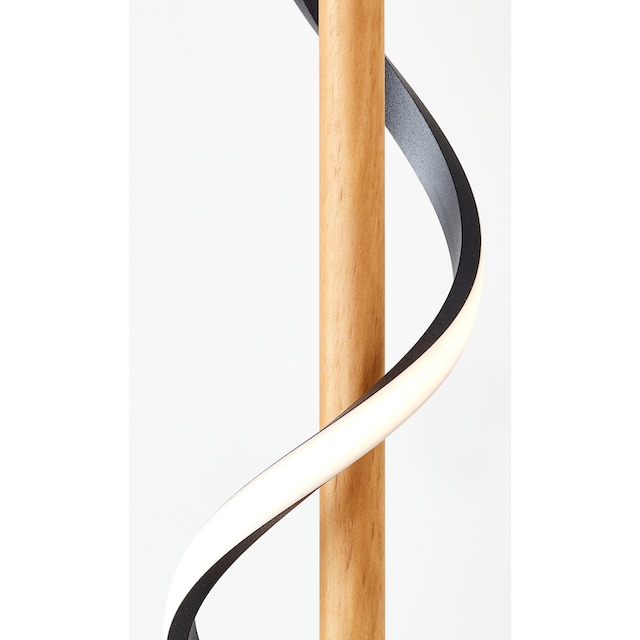 Home affaire Stehlampe »Amanlis«, 1 flammig-flammig, 150 cm Höhe, 2400 Lumen,  warmweißes Licht, Holz / Metall / Kunststoff | BAUR