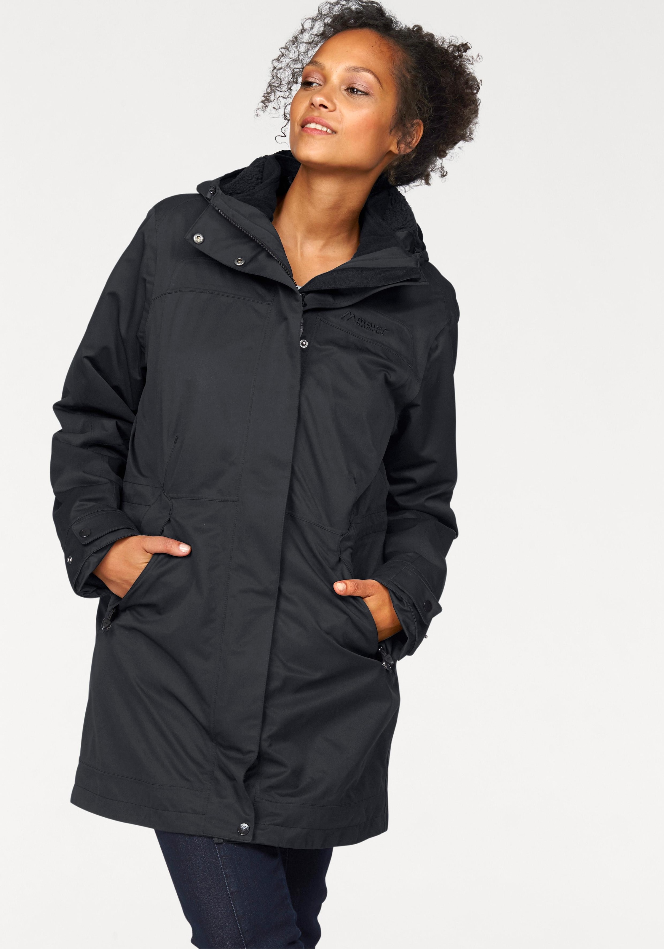 Maier Sports 3-in-1-Funktionsmantel "Doppelmantel Damen" wasser- & winddich günstig online kaufen