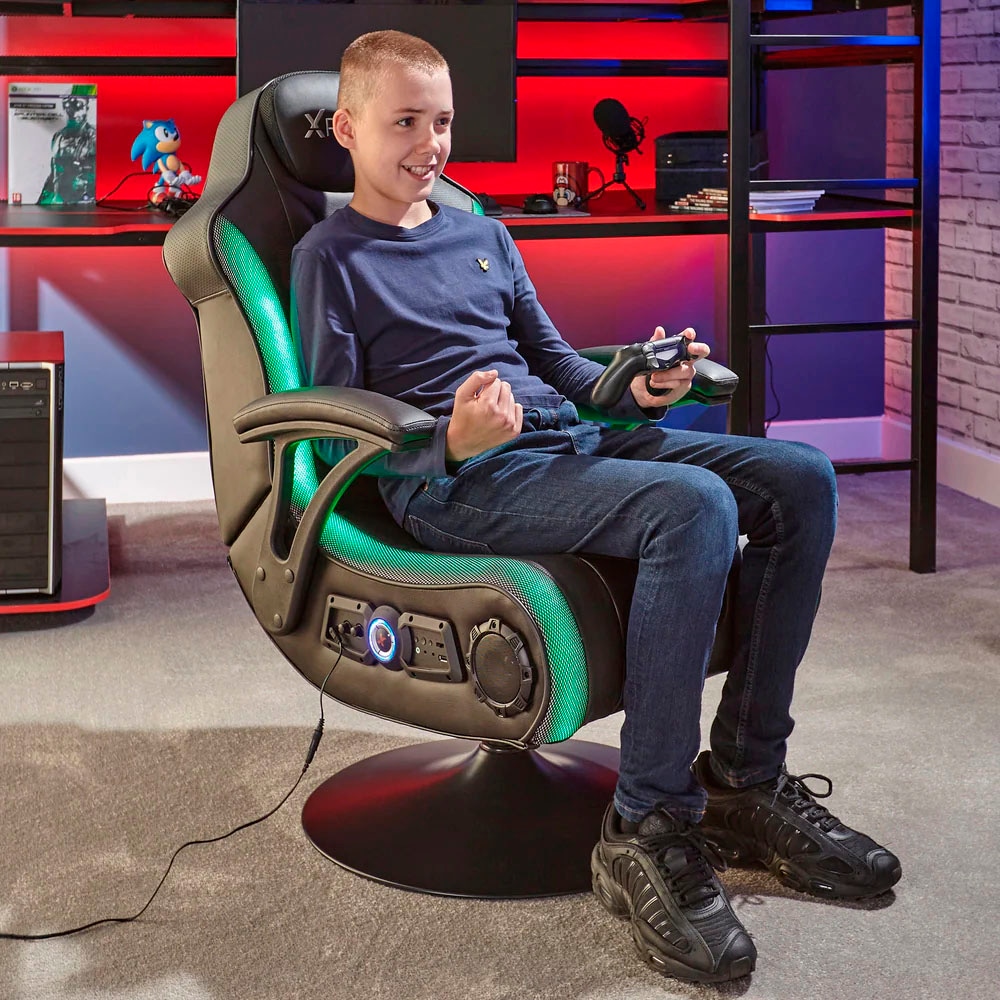 X Rocker Gaming-Stuhl »Monsoon RGB 4.1 Neo Motion™«, Kunstleder, mit Neo Motion™ Beleuchtung