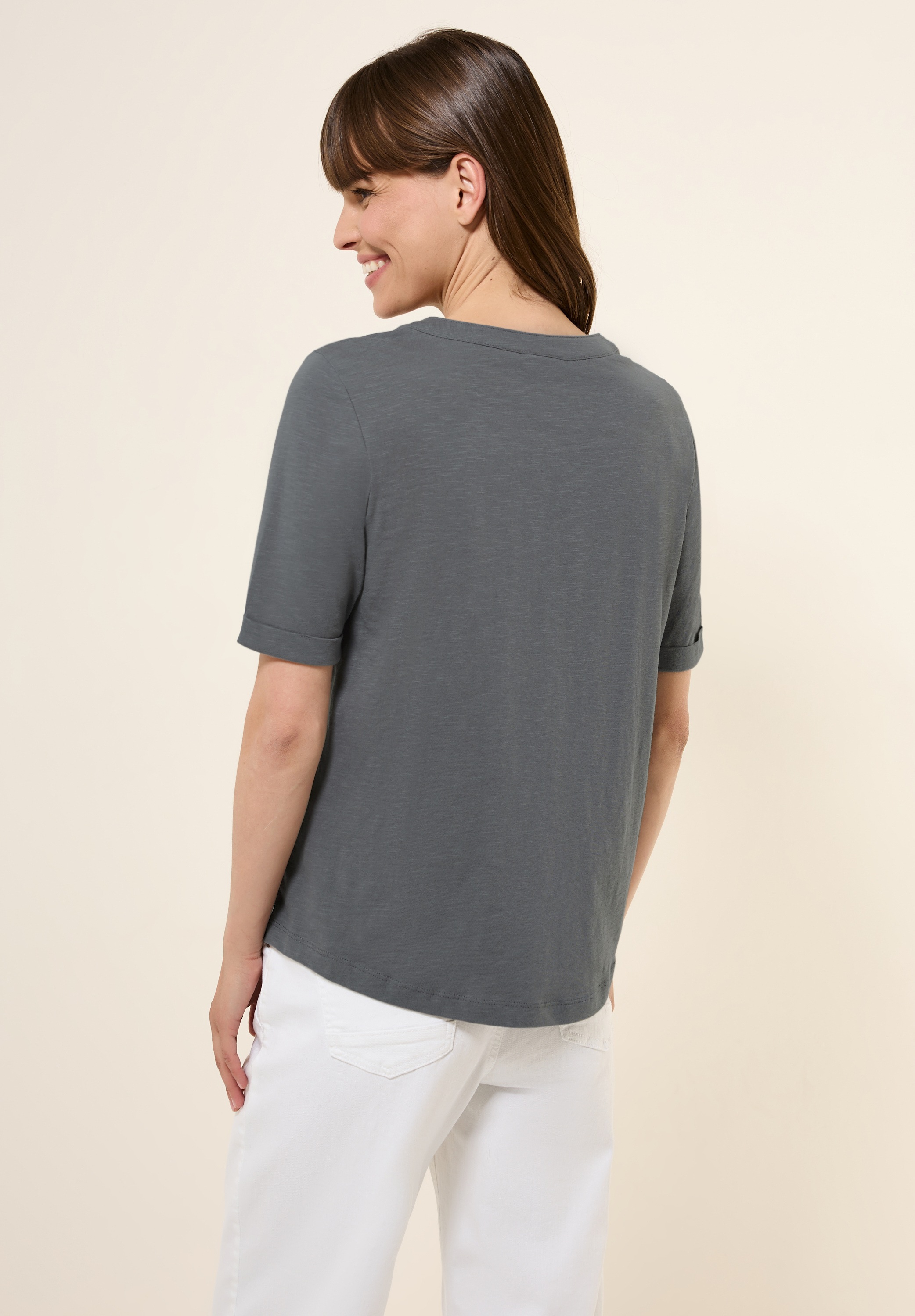 Cecil T-Shirt, aus reiner Baumwolle günstig online kaufen