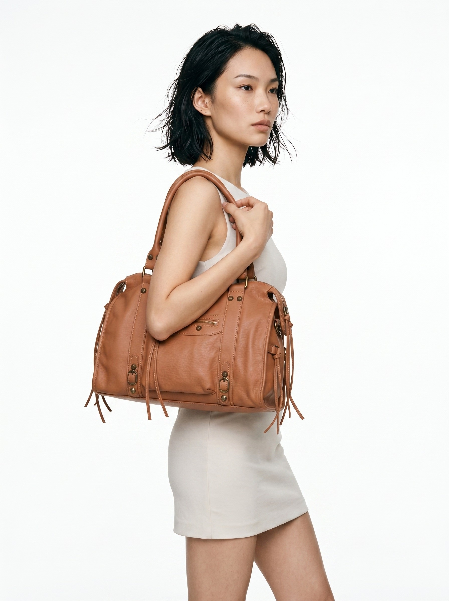 forty Shopper "FORTY Damen echt Leder, Made in Italy" echt Leder, Made in Italy
