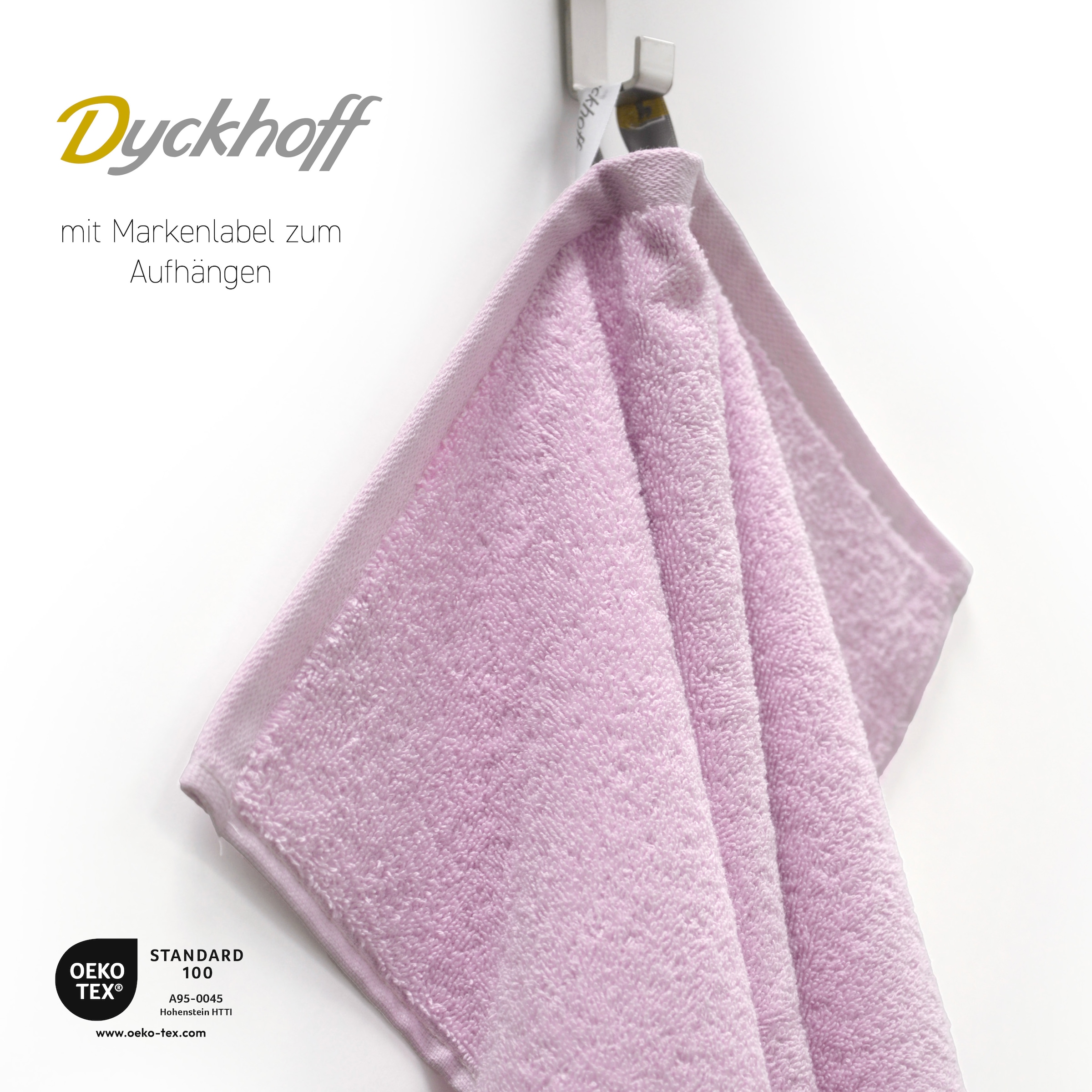 Dyckhoff Handtücher »Chenille«, (Packung, 2 St., 2x Handtuch (50x100cm)