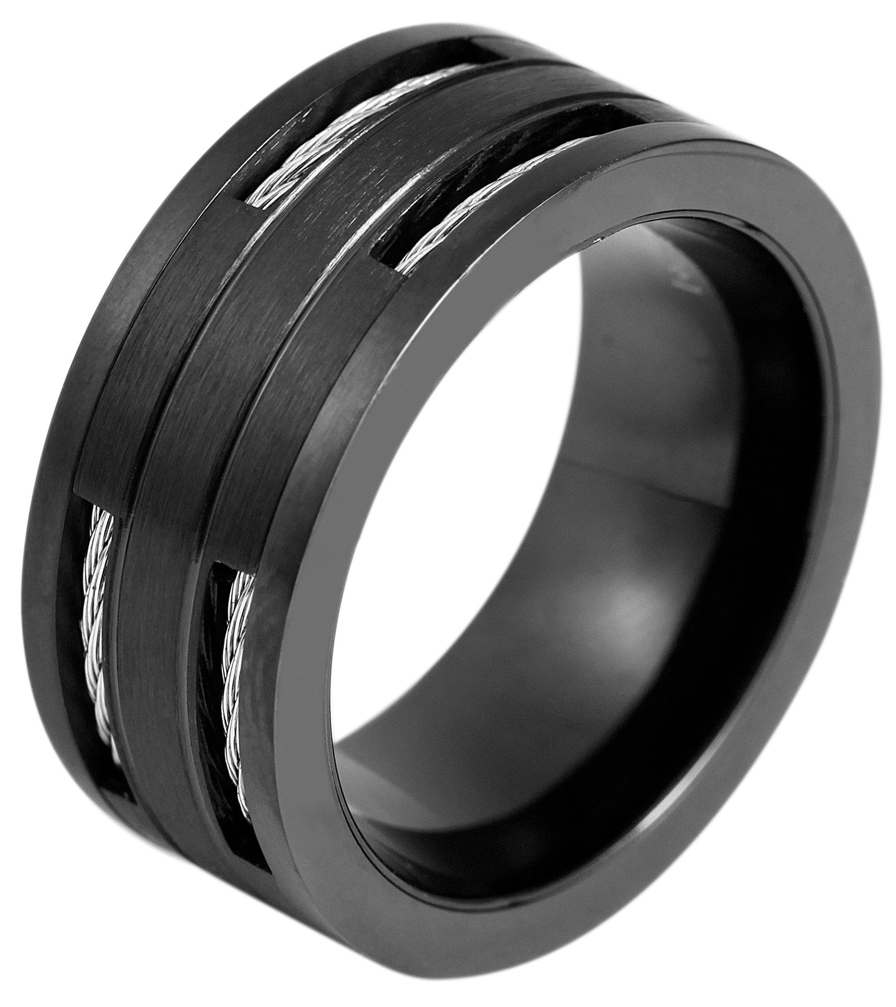 Adelia´s Fingerring »Herren Ring aus Edelstahl« Geschenkidee: zeitlos und vielseitig