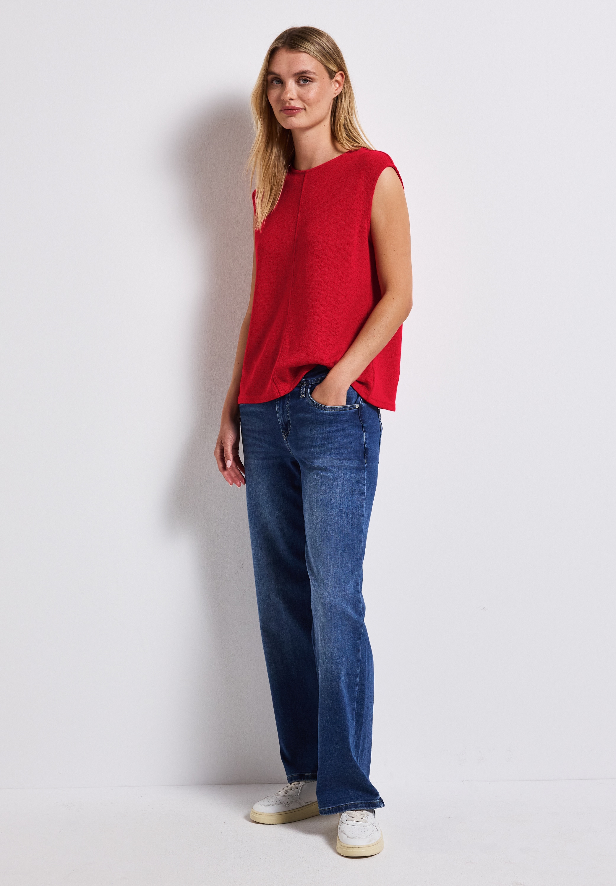 STREET ONE T-Shirt, im soften Baumwoll-Mix