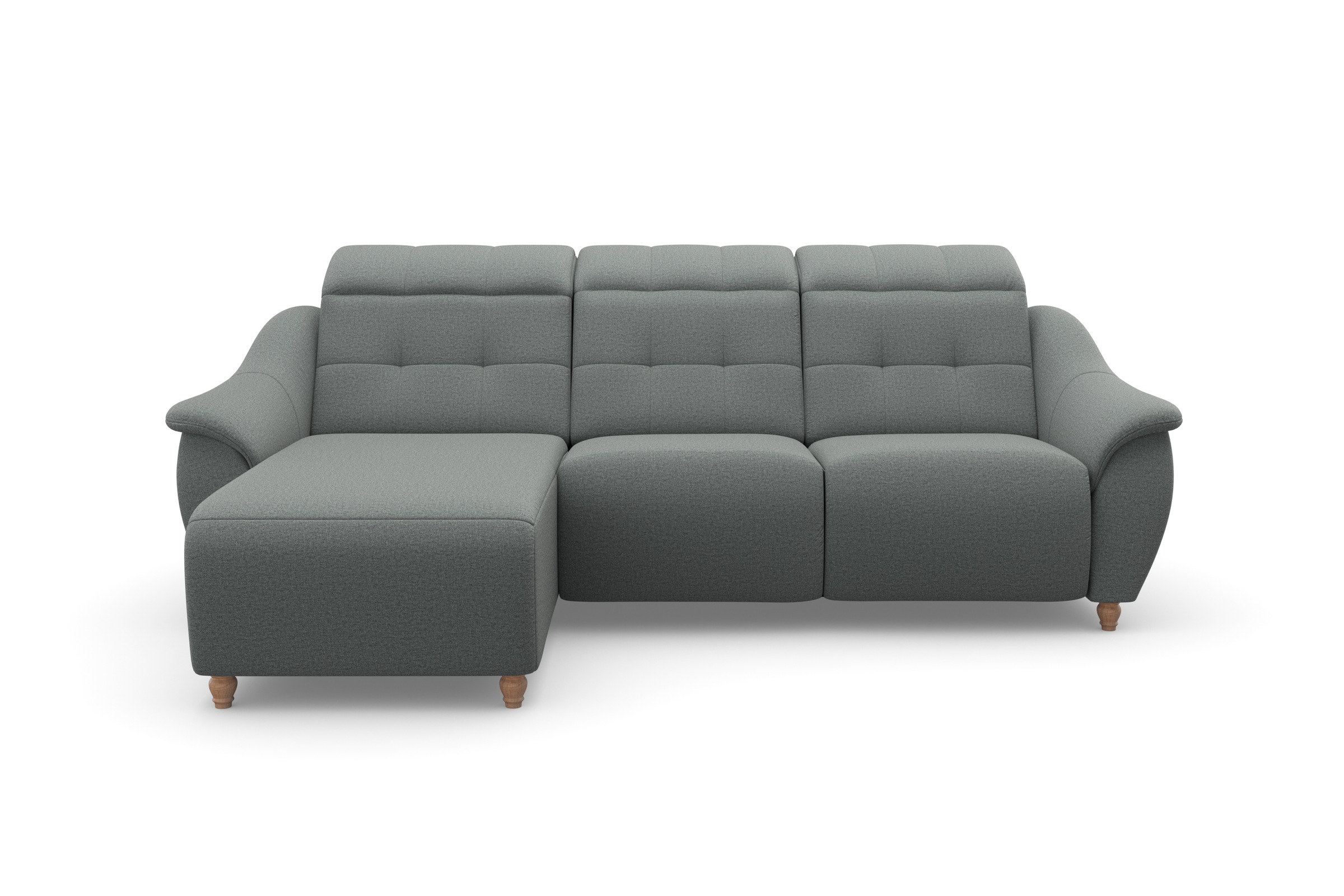 Home affaire Ecksofa "Boston L-Form" Kopfteilverstellung an jeder Sitzfläch günstig online kaufen