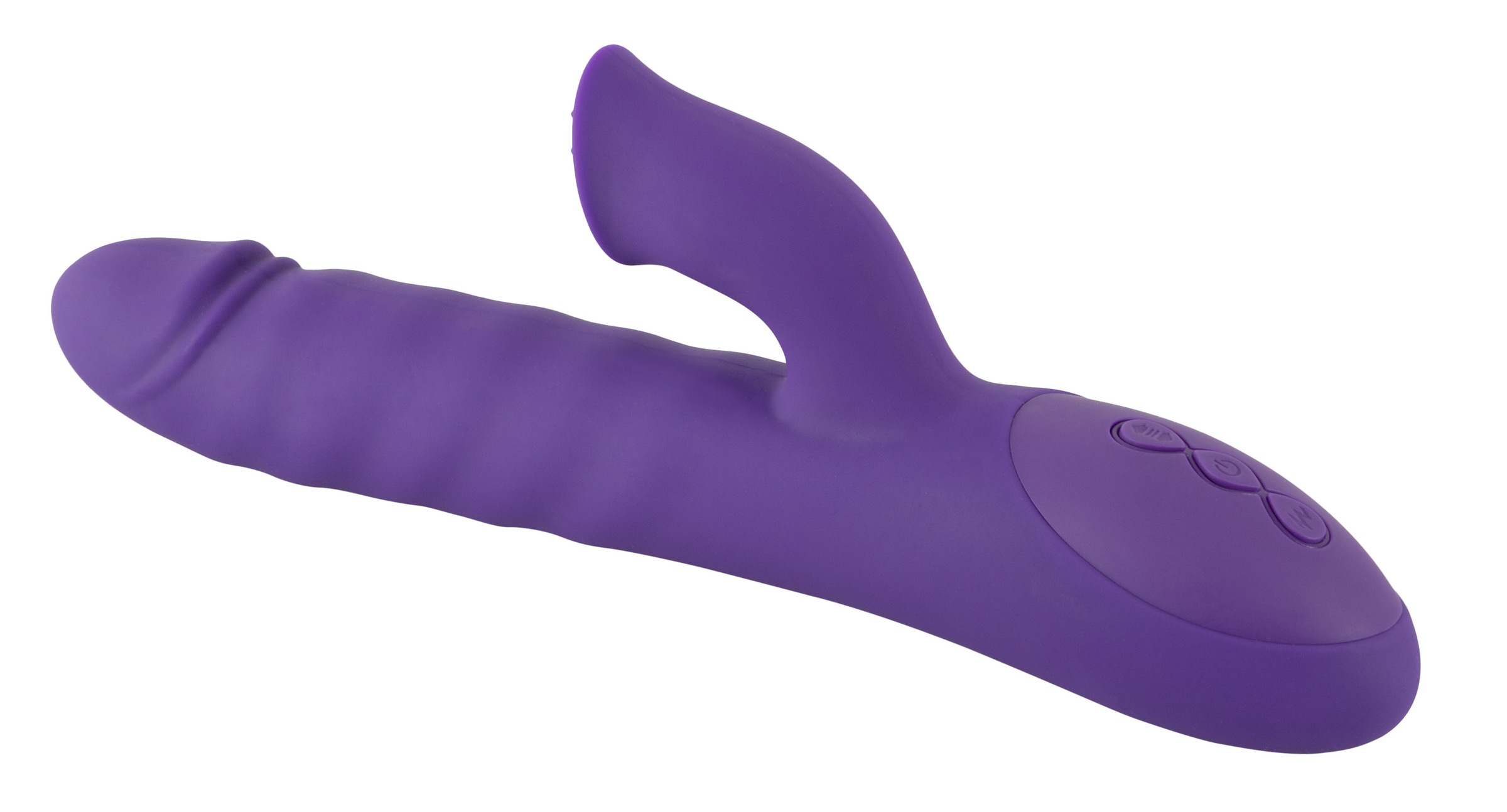 Sweet Smile Vibrator »Stoßvibrator mit Klitorisreizer Thrusting & Rotating Pearl Vibrator«