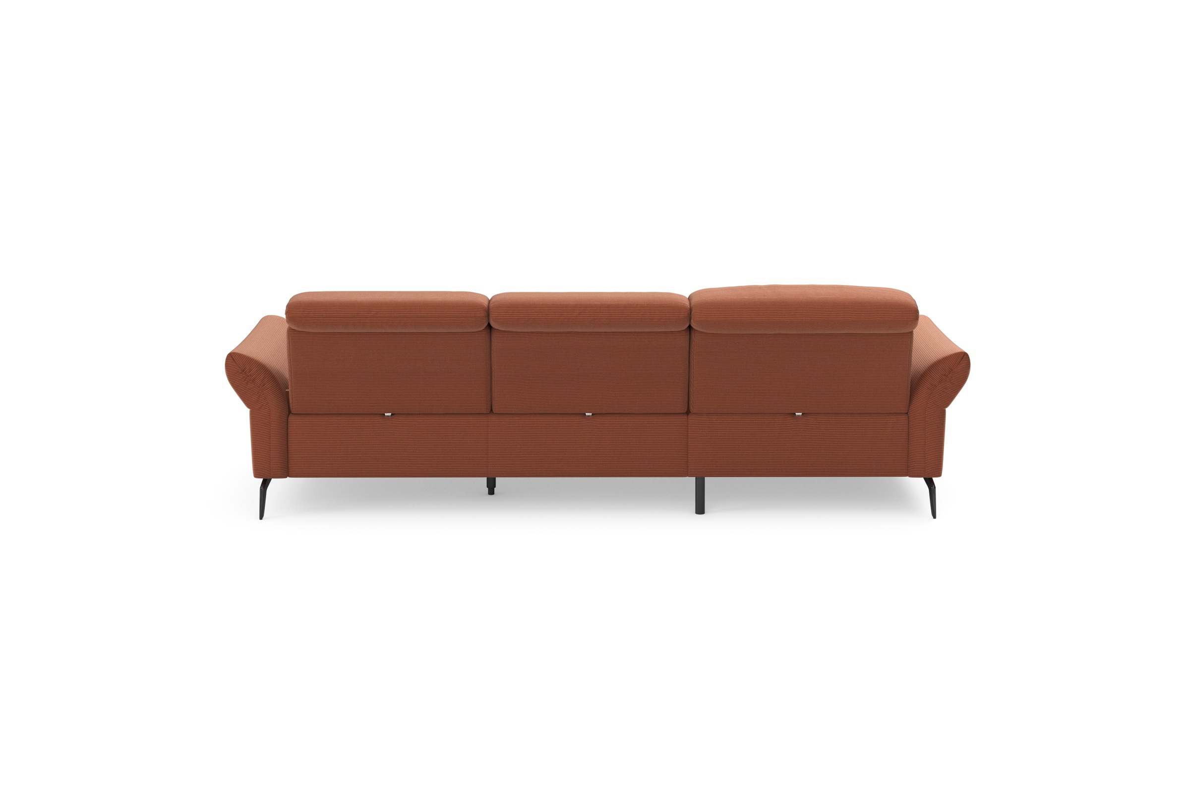 INOSIGN Ecksofa »Coco L-Form«, Sitztiefen-, Arm- und Kopfteilverstellung, Cord-Bezug, Fußhöhe 15 cm