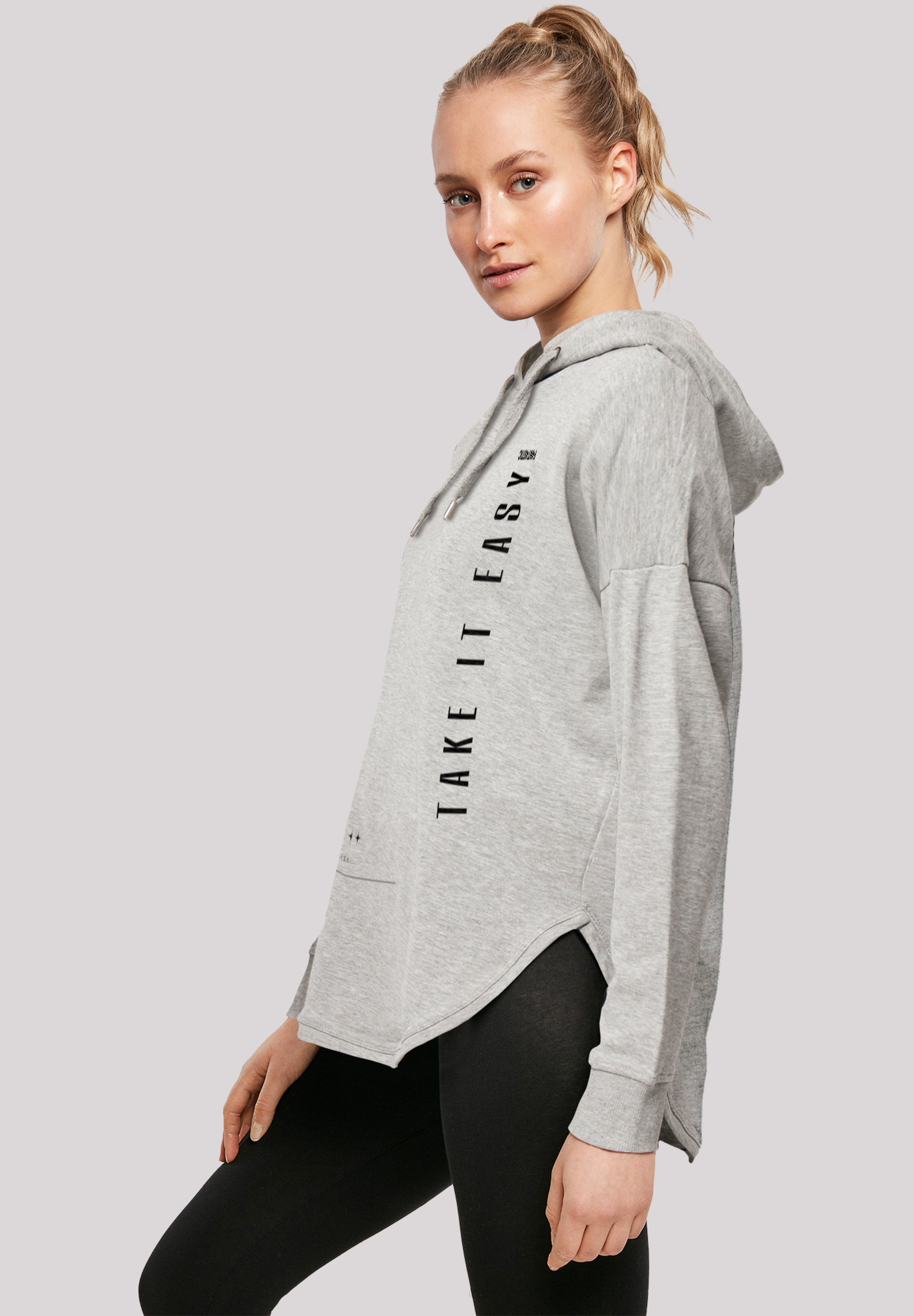 F4NT4STIC Kapuzenpullover »Take It Easy OVERSIZE HOODIE« Print