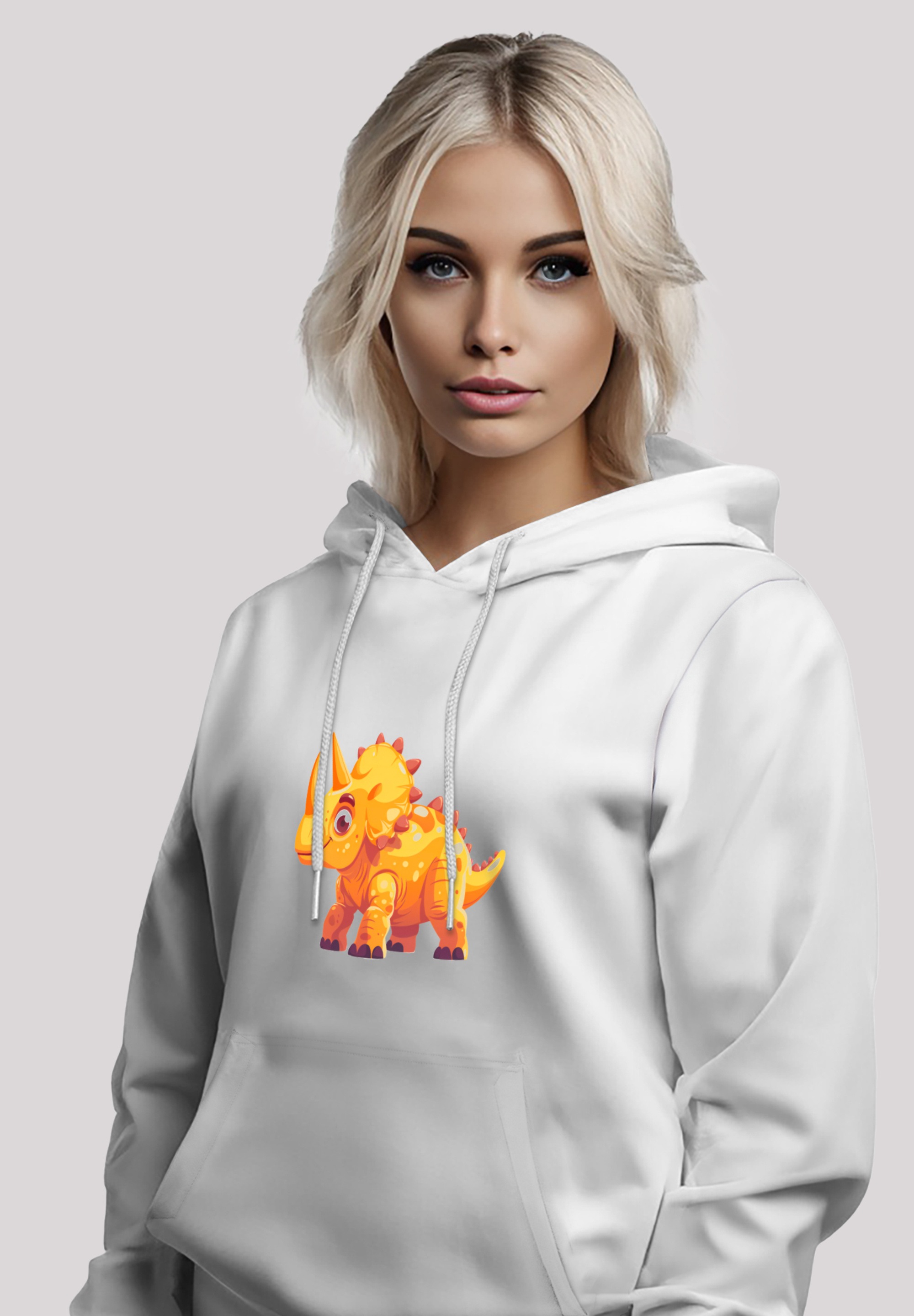 F4NT4STIC Kapuzenpullover »Süßer Triceratops Dinosaurier«, Premium Qualität