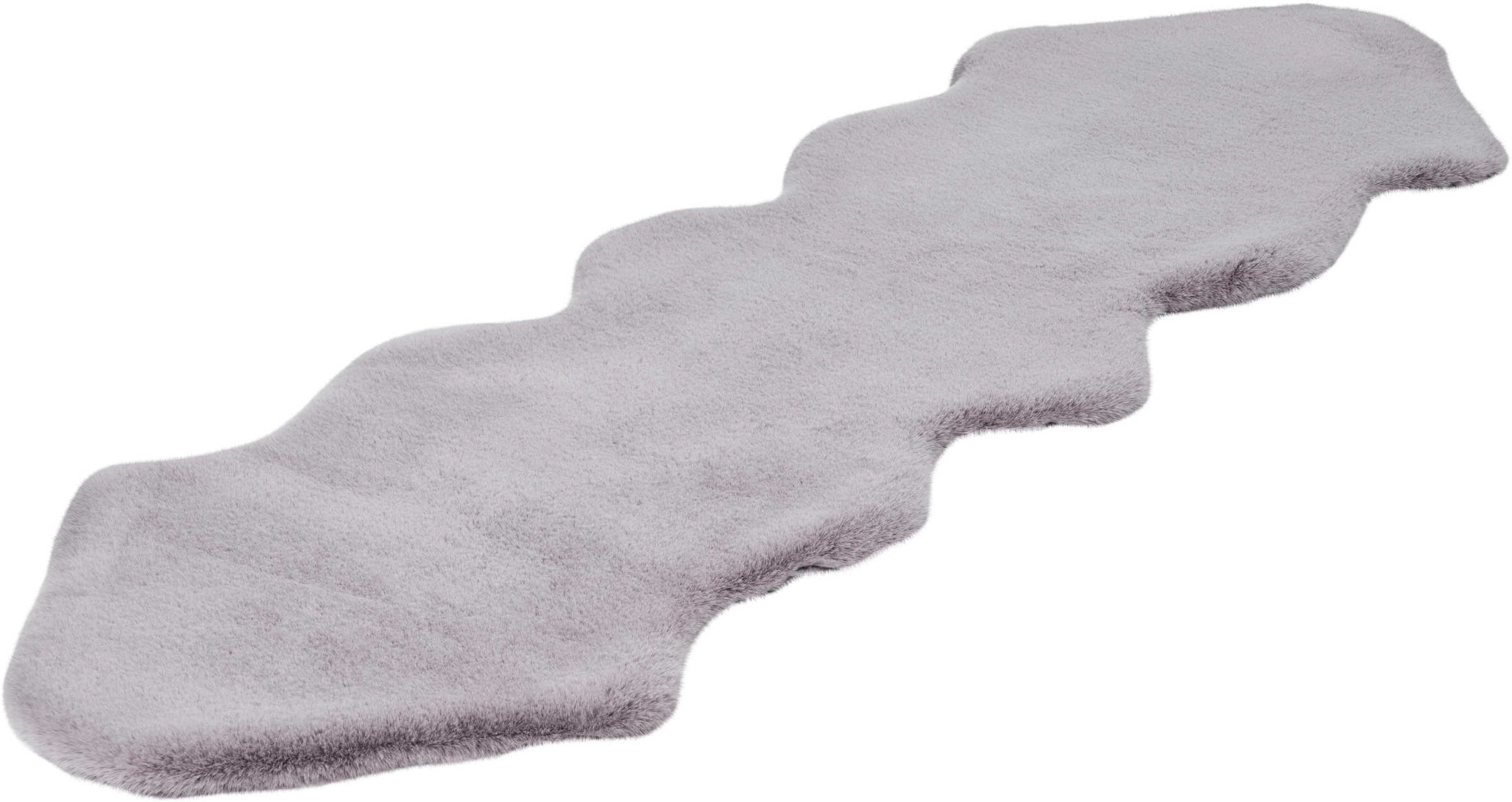 Arte Espina Fellteppich »Rabbit 300«, fellförmig, 35 mm Höhe, Kunstfell, Kaninchenfell-Haptik, supersoft, ideal als Bettvorleger
