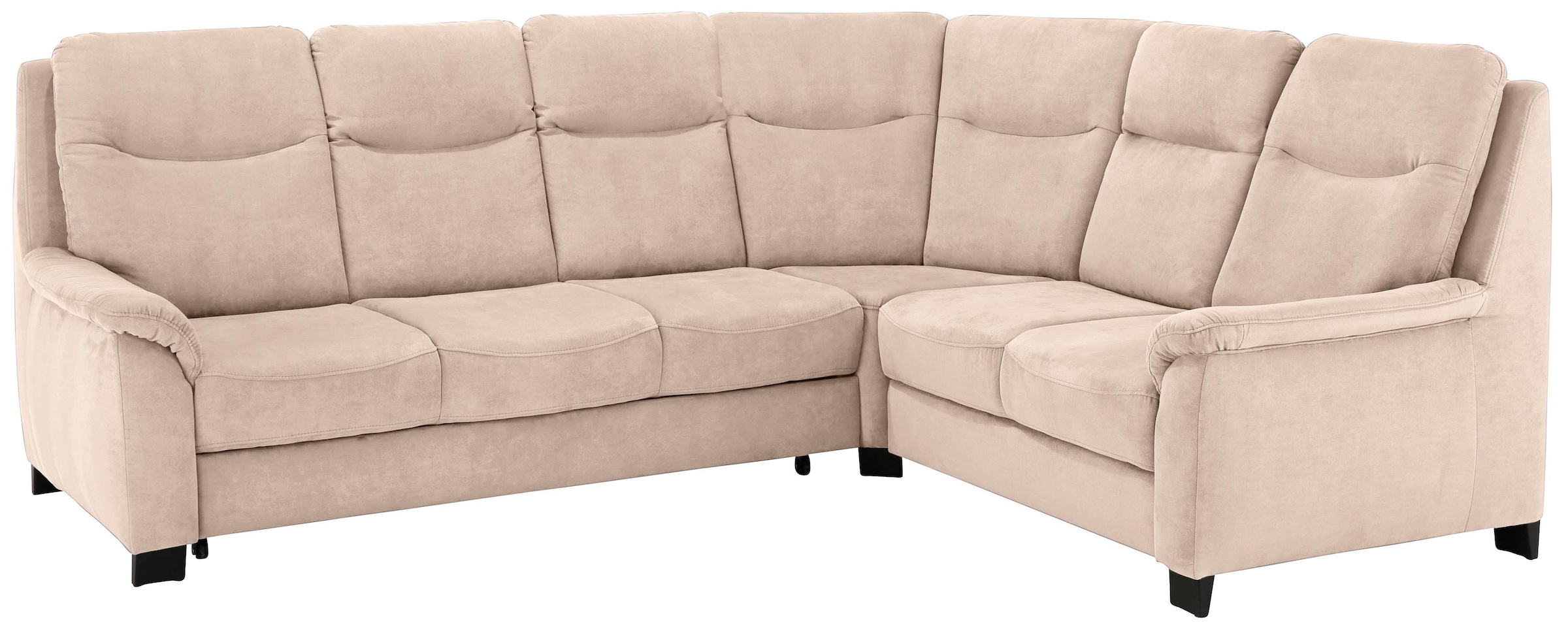 Home affaire Ecksofa »Boccaccio L-Form« mit Federkern, incl. Kopfteilverstellung, wahlweise Bettfunktion