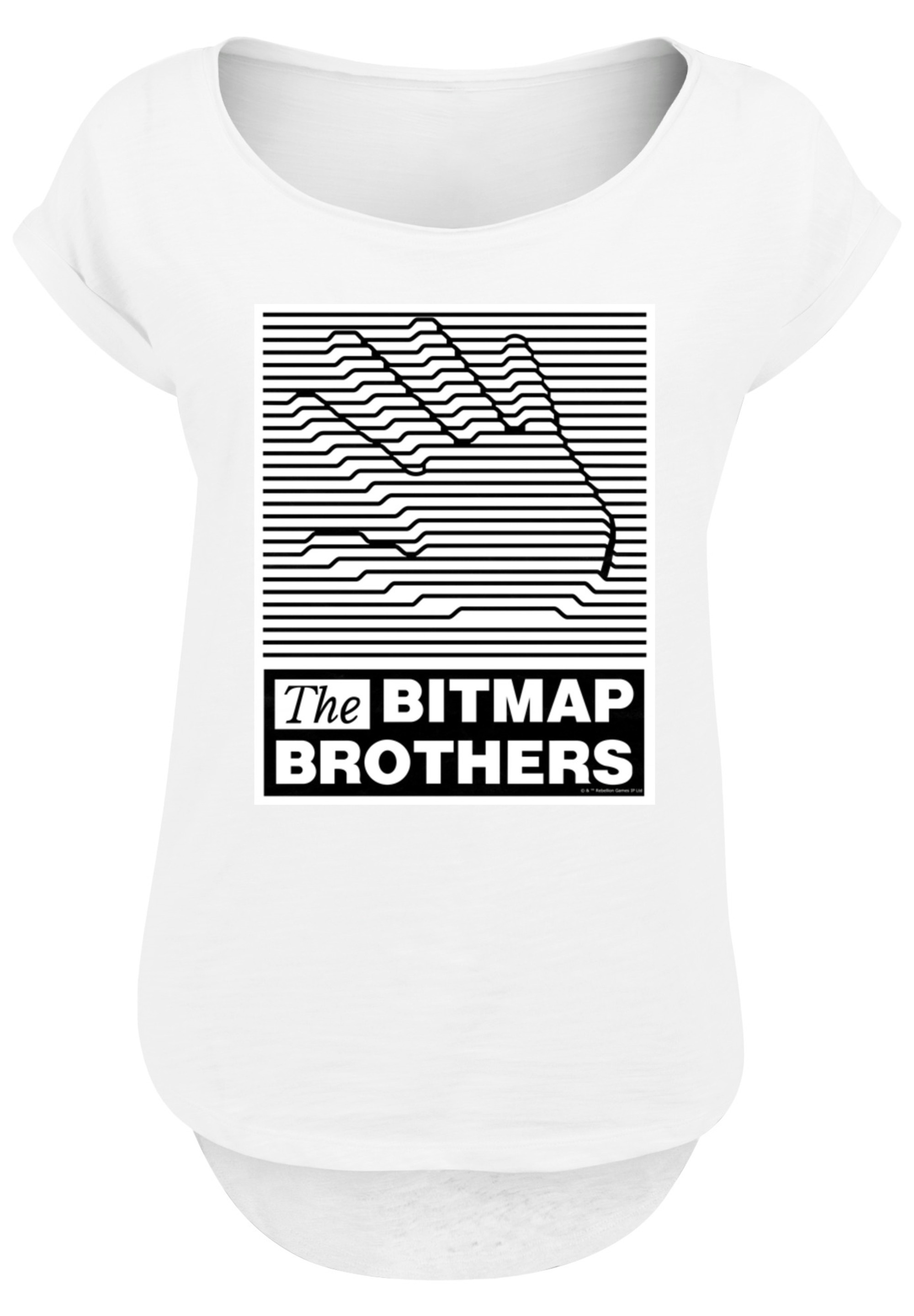 F4NT4STIC T-Shirt »Retro Gaming Bitmap Bros«, Print