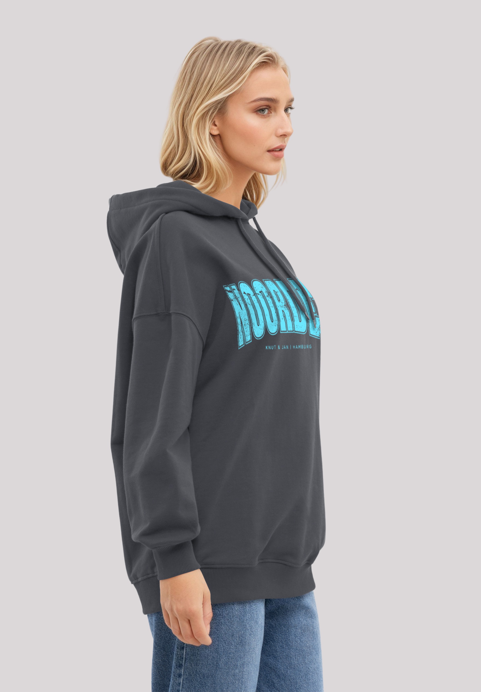 F4NT4STIC Kapuzenpullover »Oversized Shirt Knut & Jan Noorden Collegiate« Premium Qualität, Knut & Jan Hamburg