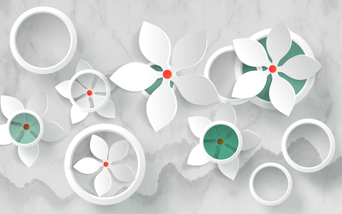 Papermoon "Muster mit Blumen"