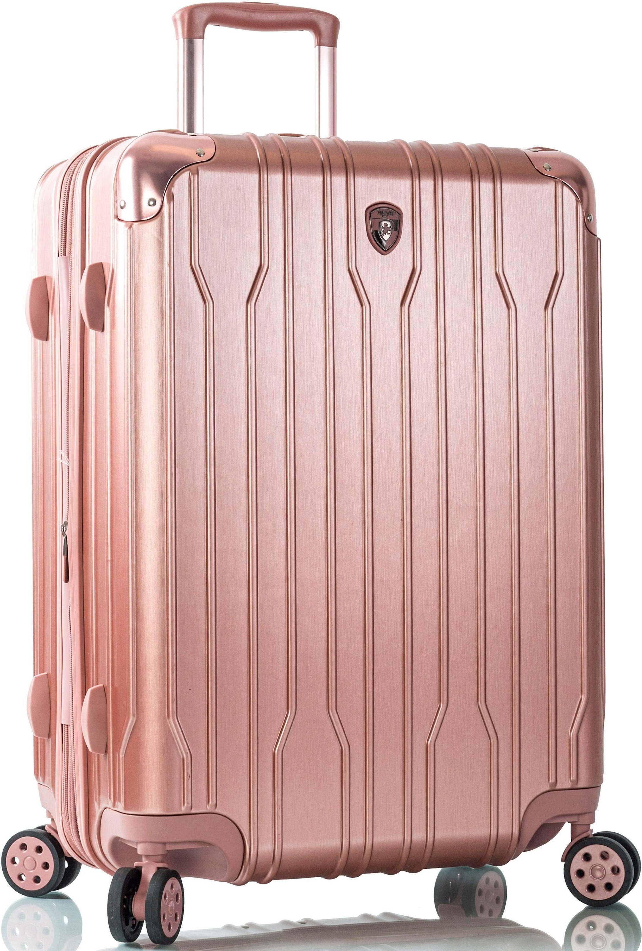 HEYS Hartschalen-Trolley "Xtrak, in verschiedenen Farben und Größen", rosa, Polycarbonat-Verbundwerkstoff, festlich, Koffer, Heys Handgepäck-Koffer