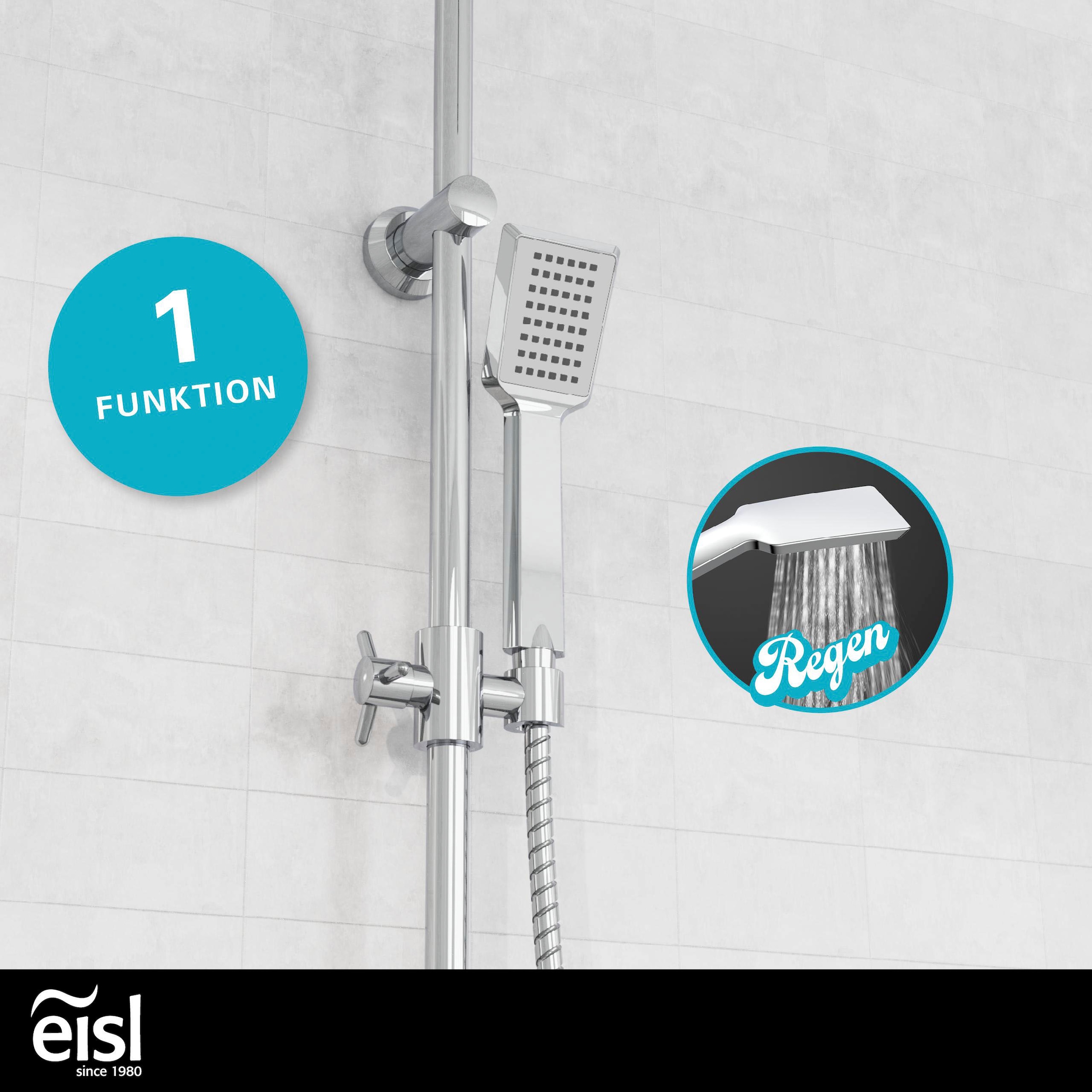 Eisl Duschsystem »EASY COOL«, Regendusche ohne Armatur, Duschsystem mit Seifenschale, Duschbrause