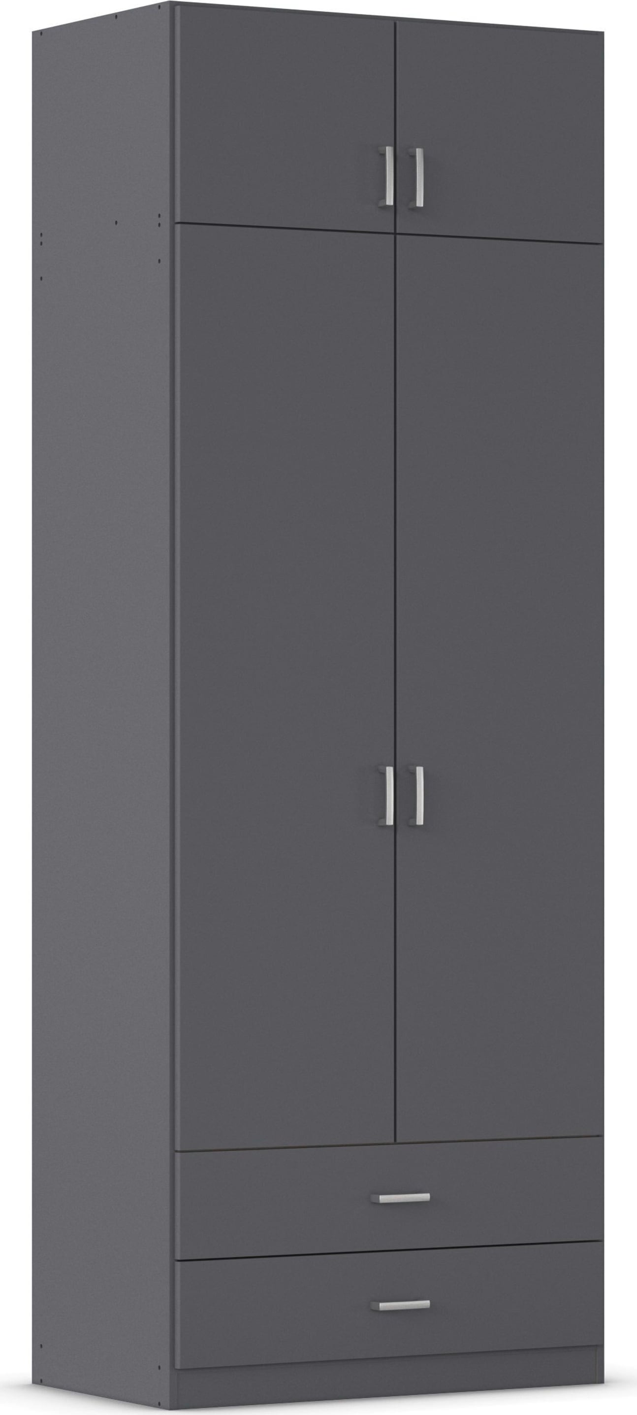 rauch "Schrank Garderobe Wäscheschrank GAMMA in 4 Breiten 91-226 cm" 3 verschiedene Ausstattungen BASIC/CLASSIC/PREMIUM (inkl. SOFT-CLOSE), mit Schubladen und Schrankaufsatz, schlichtes Design MADE IN GERMANY