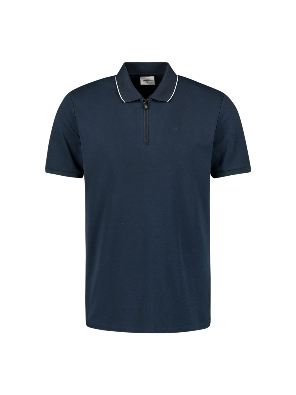 NO EXCESS Poloshirt »No Excess Poloshirt Polo Liquid Finished Cotton«