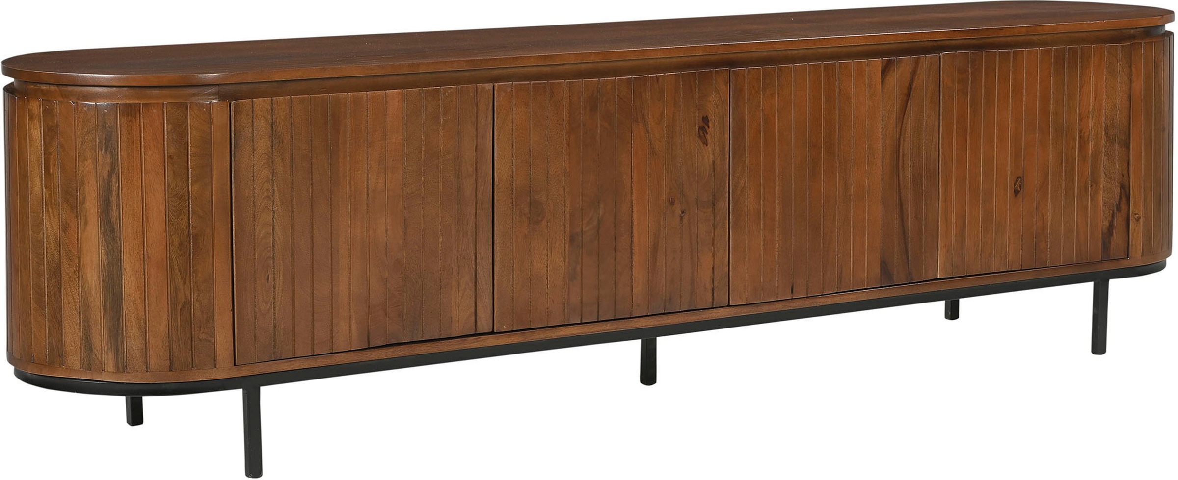 SIT Lowboard "MANGO NATURAL" 1 Stk. tlg. mit Lamellenfront günstig online kaufen