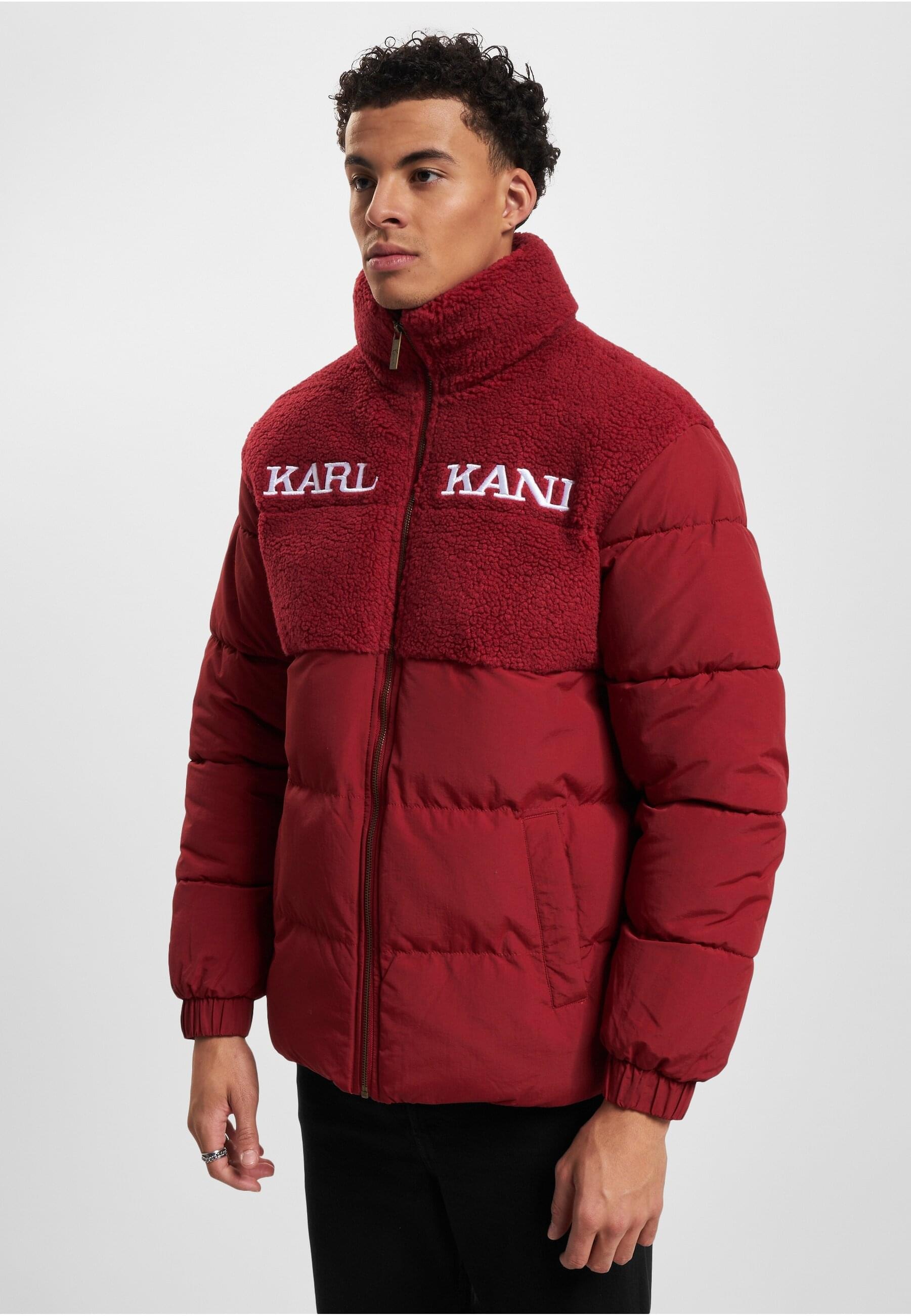 Karl Kani Winterjacke »Karl Kani Herren KM234-011-1 KK Retro Teddy Puffer Jacket«, (1 St.), ohne Kapuze