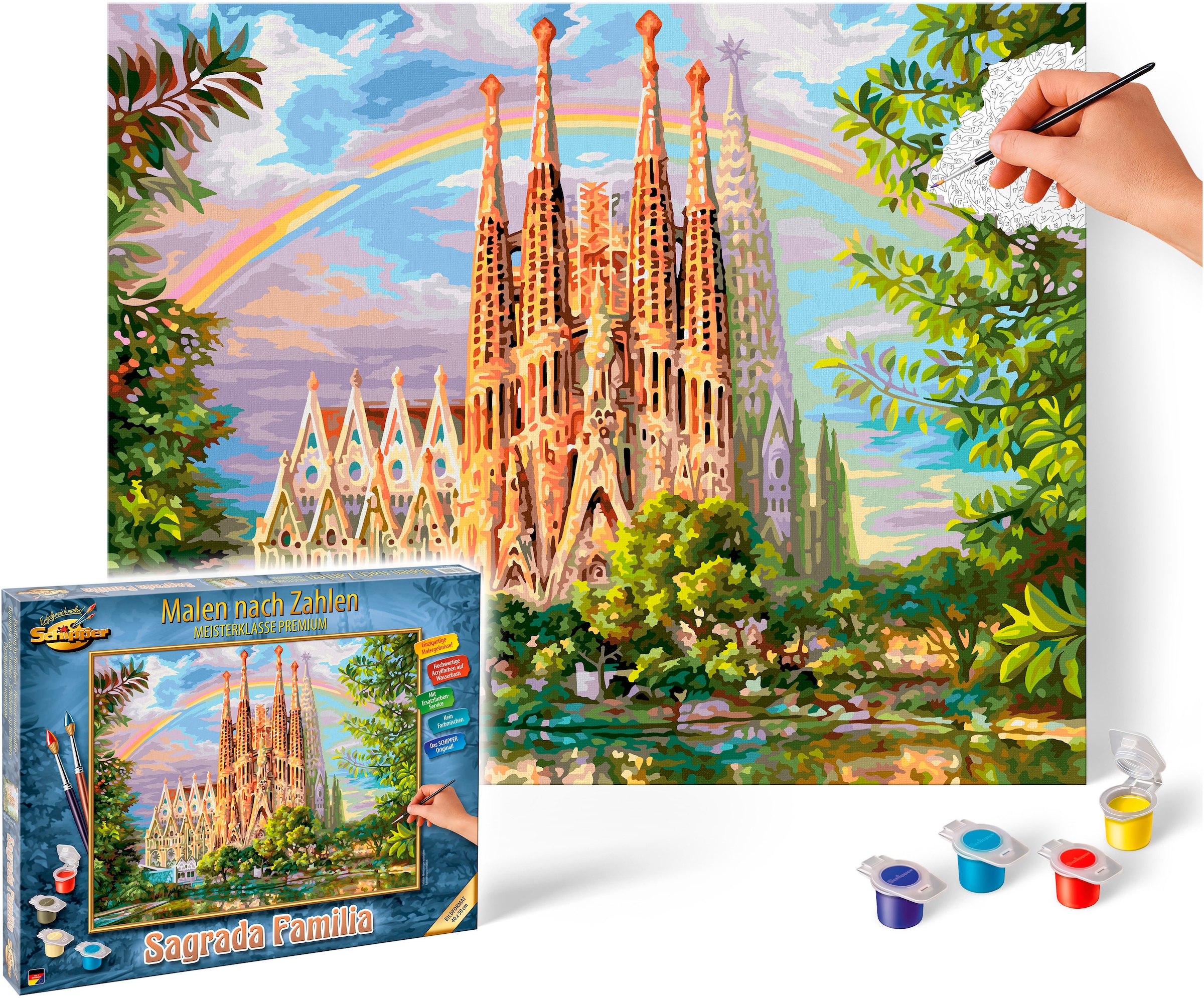 Schipper Malen nach Zahlen »Meisterklasse Premium - Sagrada Familia«, Made in Germany