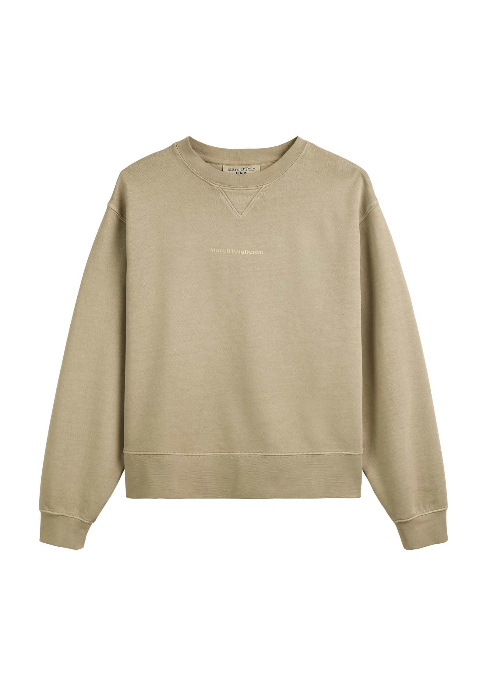 Marc O'Polo DENIM Sweatshirt, Das Logo hinten ist plakativ, prägnant und mit Statementcharakter