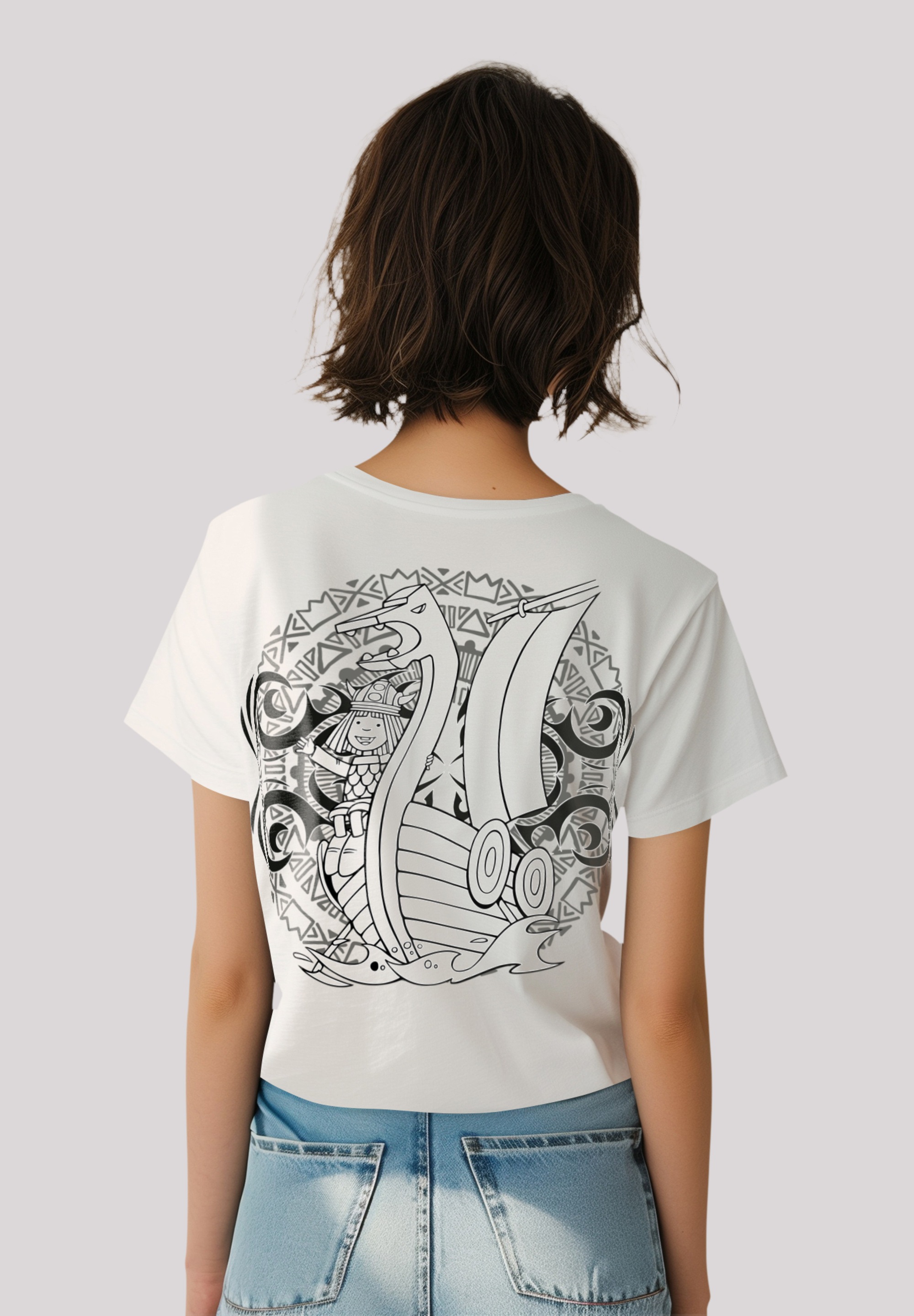 F4NT4STIC T-Shirt »Wickie und die starken Männer LOGO«, Premium Qualität, Zeichentrick, TV Serie