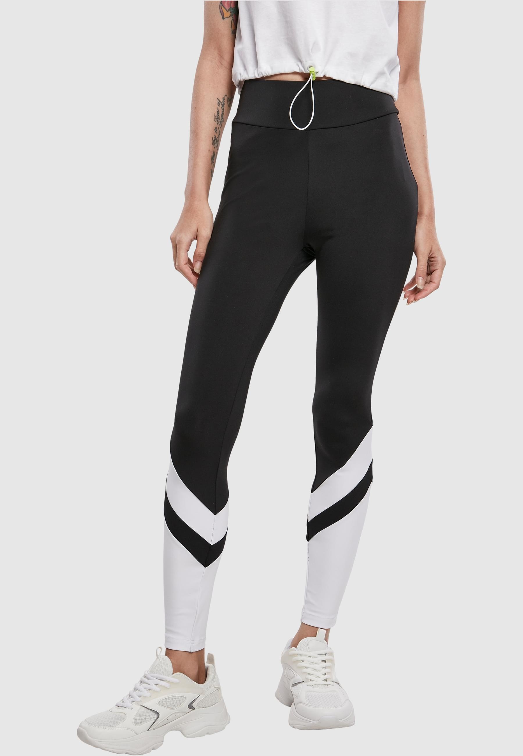 URBAN CLASSICS Leggings »Urban Classics Damen Ladies Arrow High Waist Leggings«, (1 tlg.)
