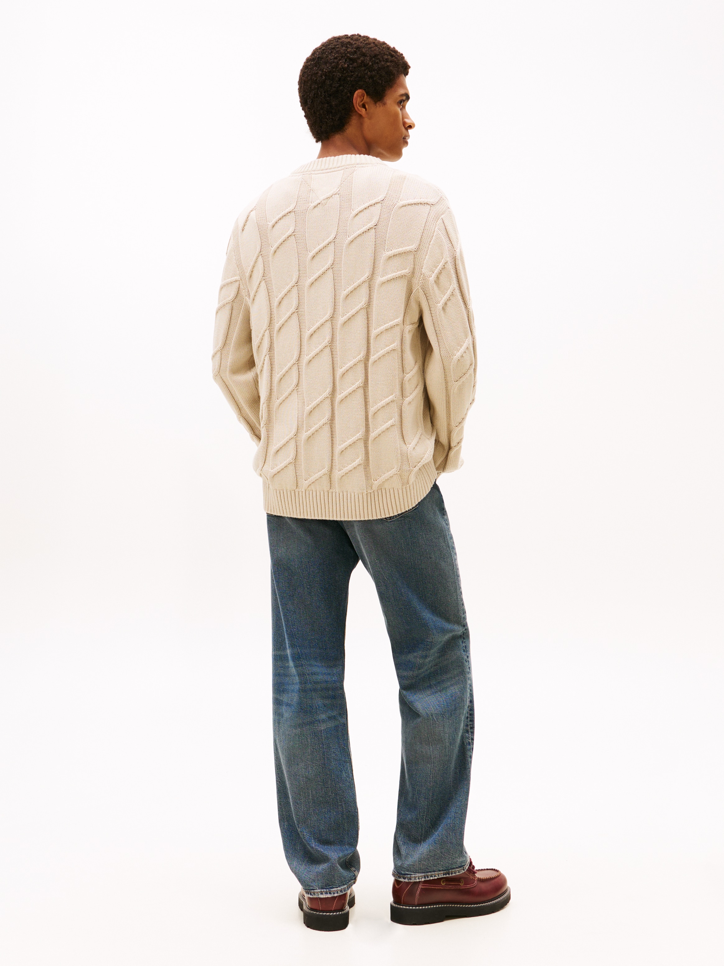 Tommy Jeans Rundhalspullover »TJM REG CHUNKY CABLE«