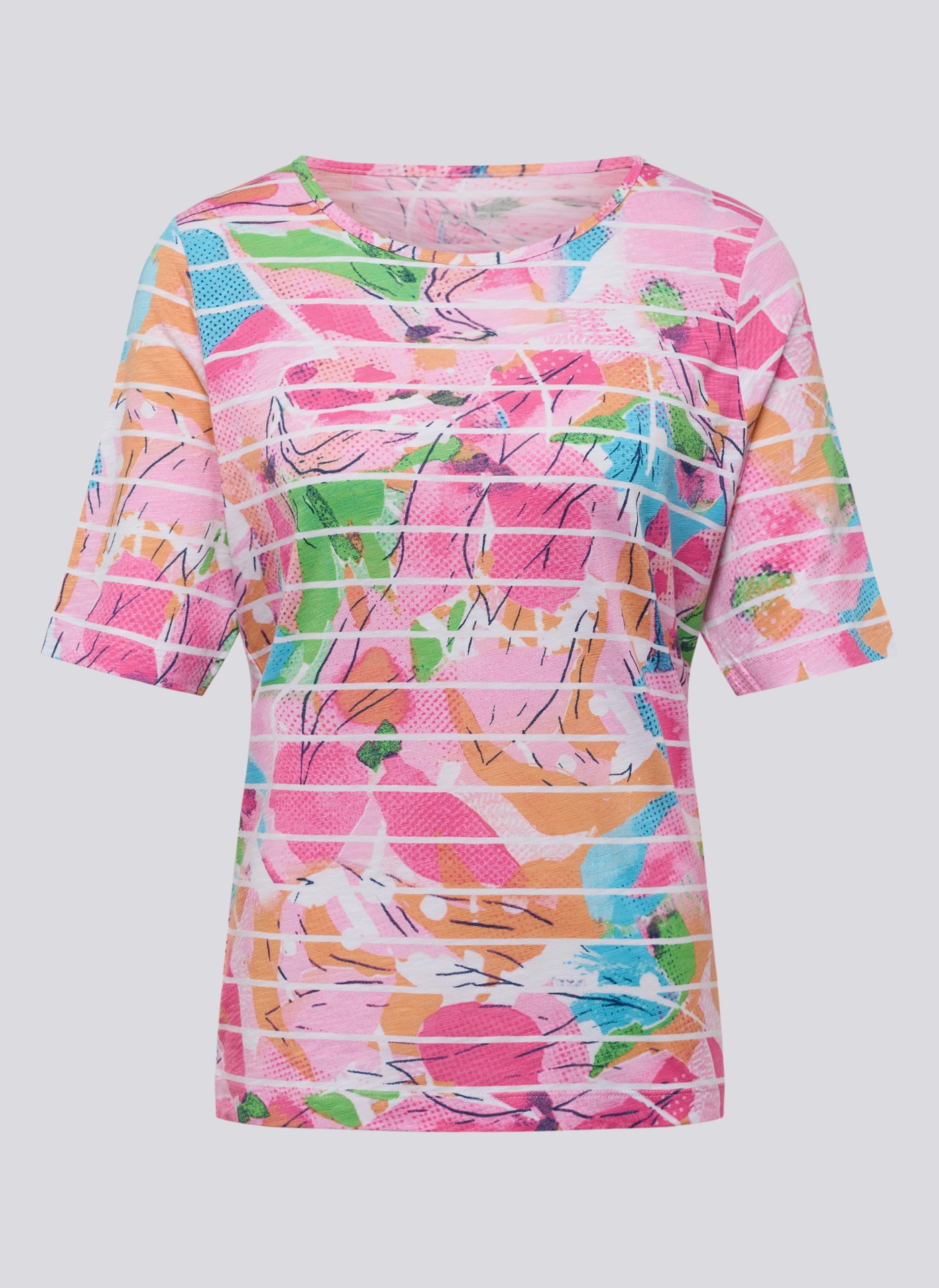 Rabe T-Shirt, mit floralem Muster