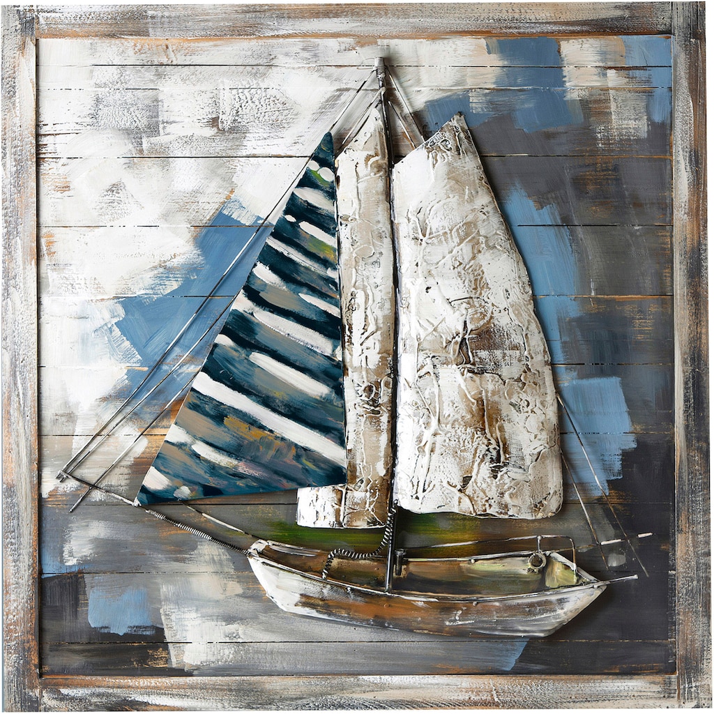 GILDE GALLERY Metallbild »Kunstobjekt Admiral´s Cup«, Boote & Schiffe, (1 St.)