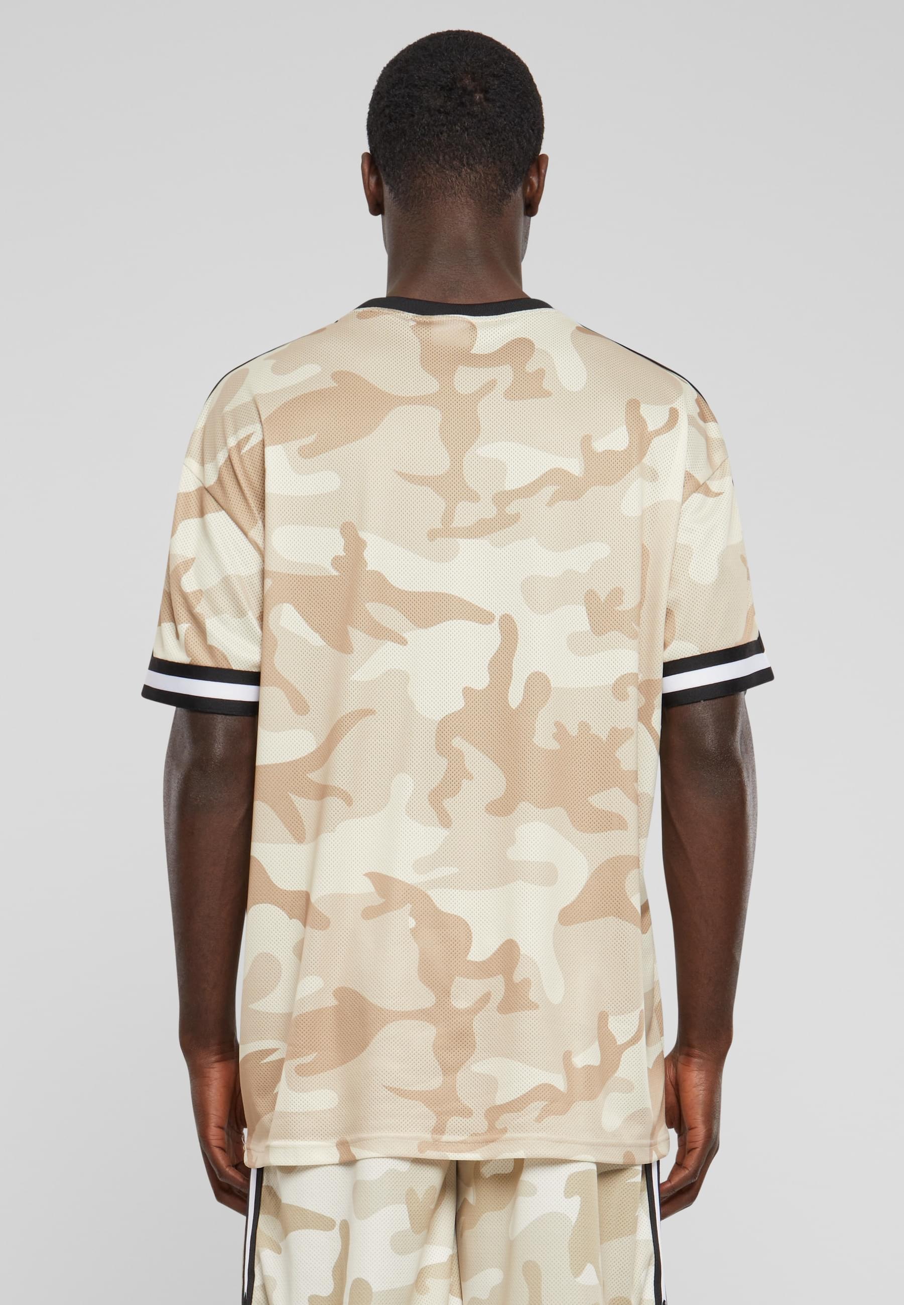 URBAN CLASSICS T-Shirt »Urban Classics Herren Oversized Mesh AOP Tee«, (1 tlg.)