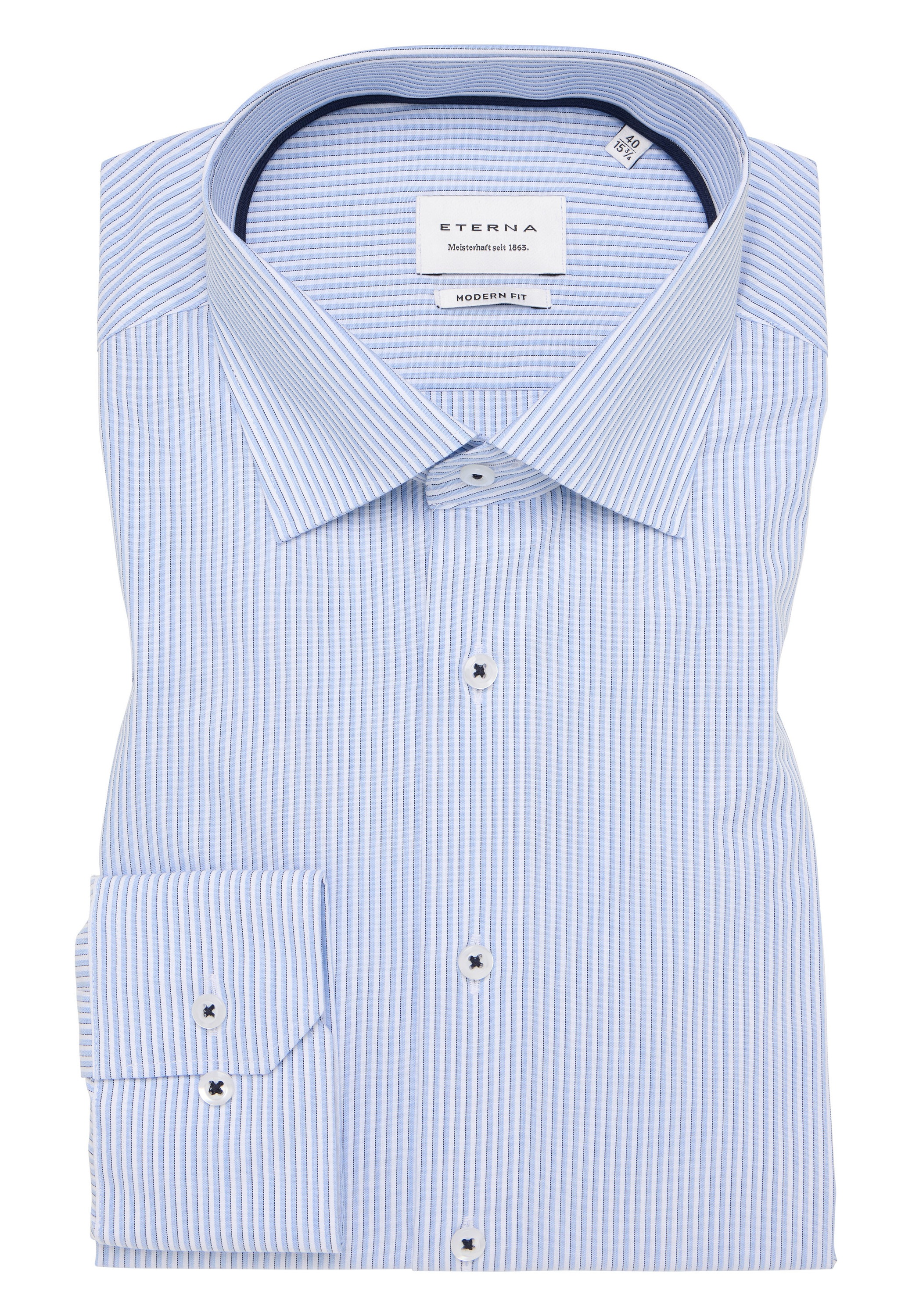 Eterna Langarmhemd »MODERN FIT«, NON IRON (bügelfrei)