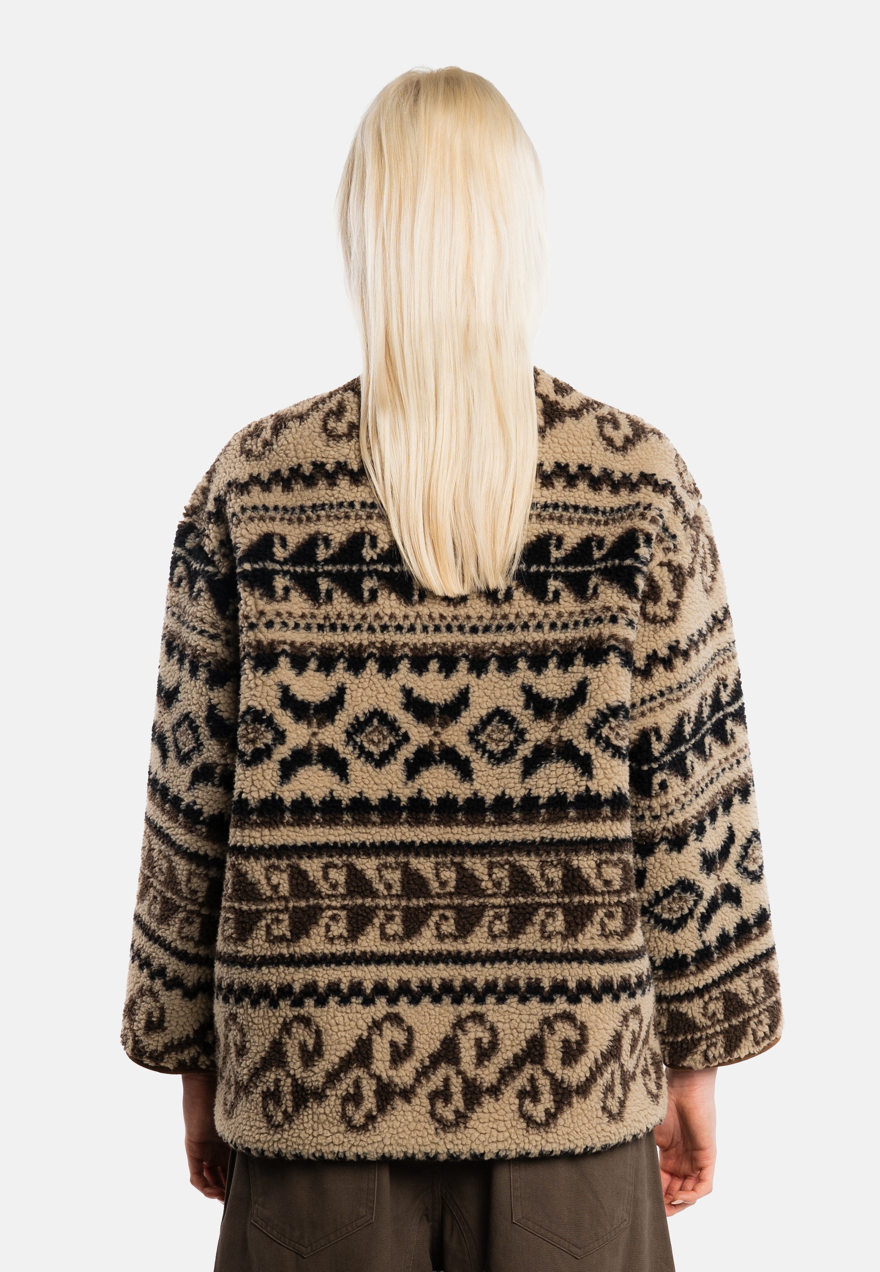 Another Cotton Lab Fleecejacke »Another Cotton Lab Another Cozy Jacket« 1 Stk. tlg. ohne Kapuze
